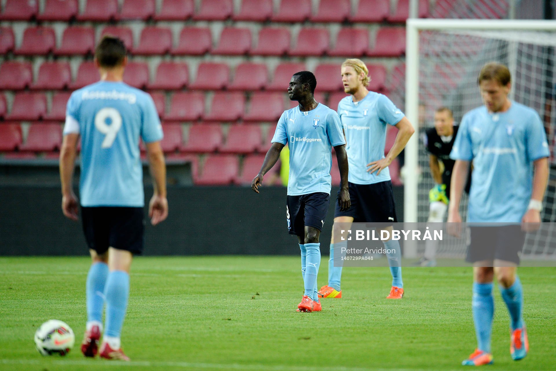 Malmö FFs spelare deppar
