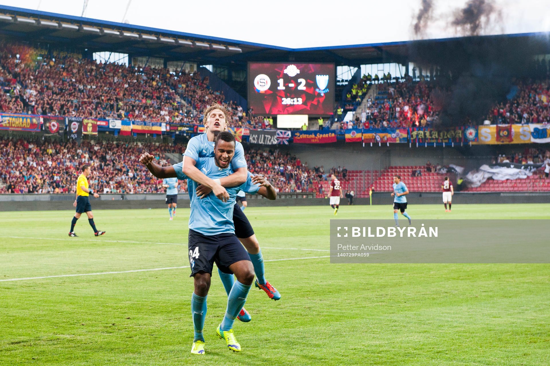 Malmö FFs två målskyttar (än så länge) Emil Forsberg
