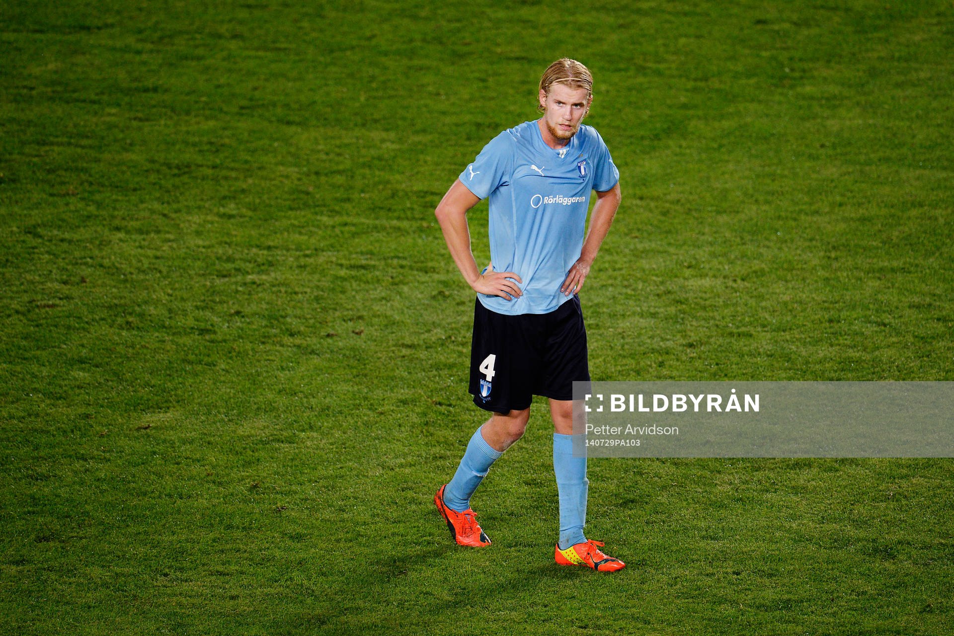 Malmö FFs Filip Helander deppar