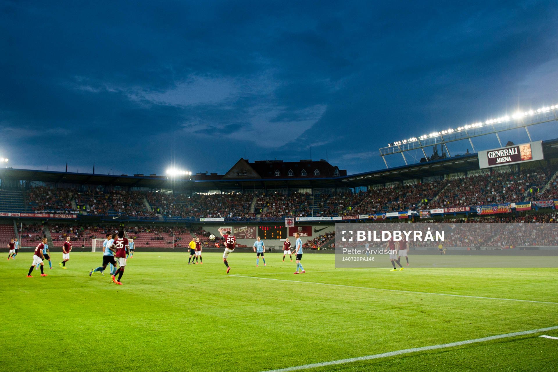 Översiktsbild över Generali Arena