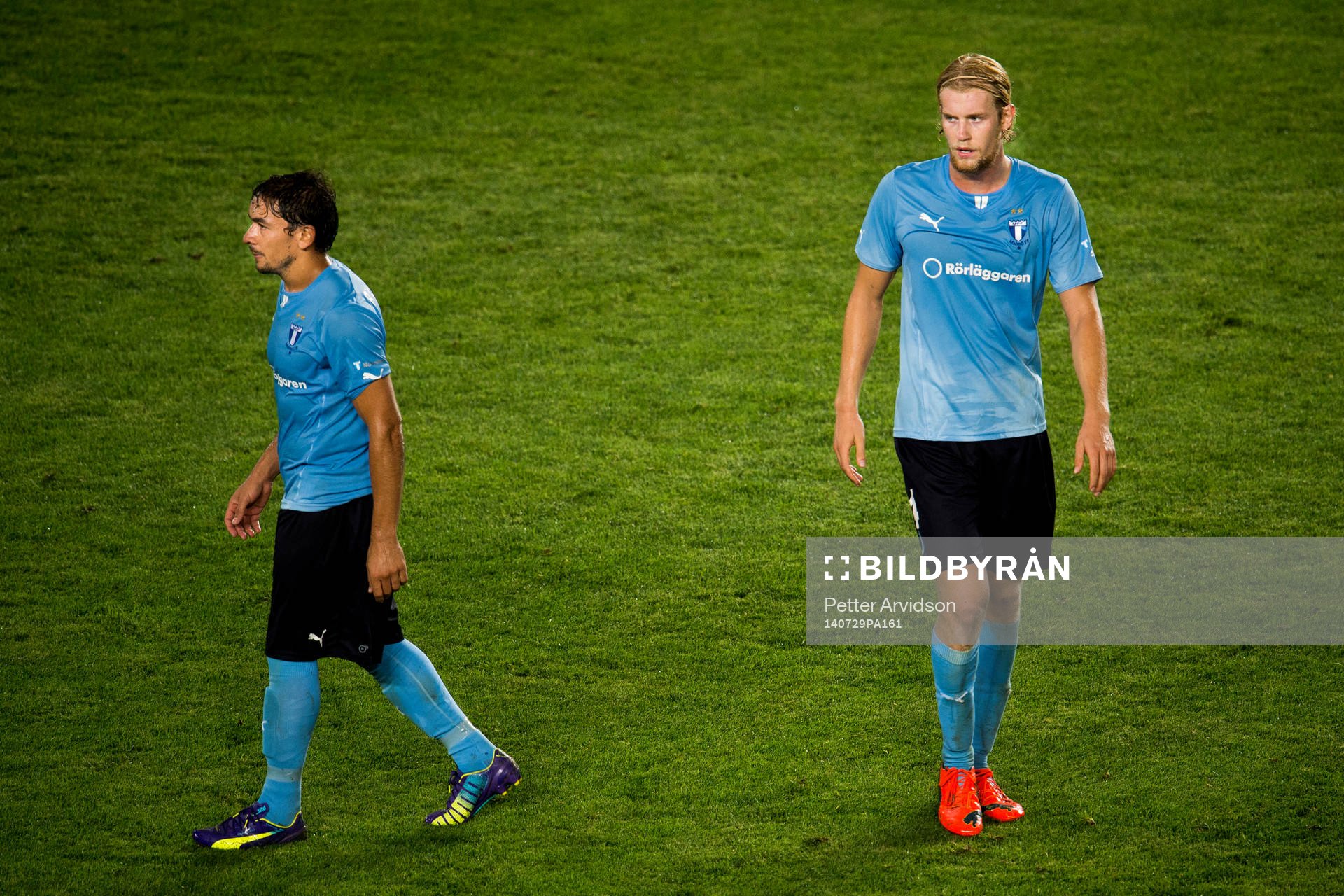 Malmö FFs Ricardo Ferreira Da Silva (tv) och Filip
