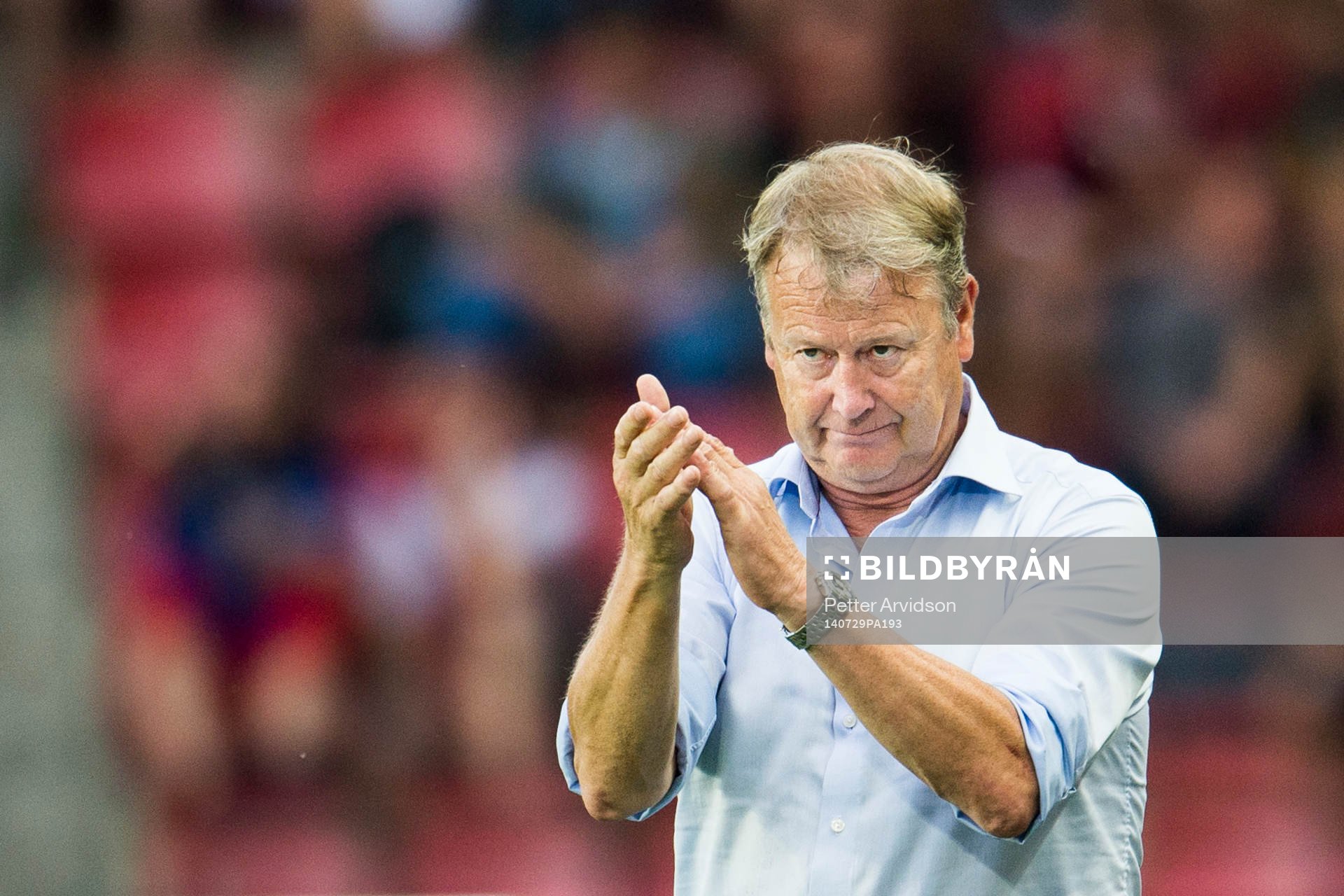 Malmö FFs tränare Åge Hareide är nöjd med sina spelare
