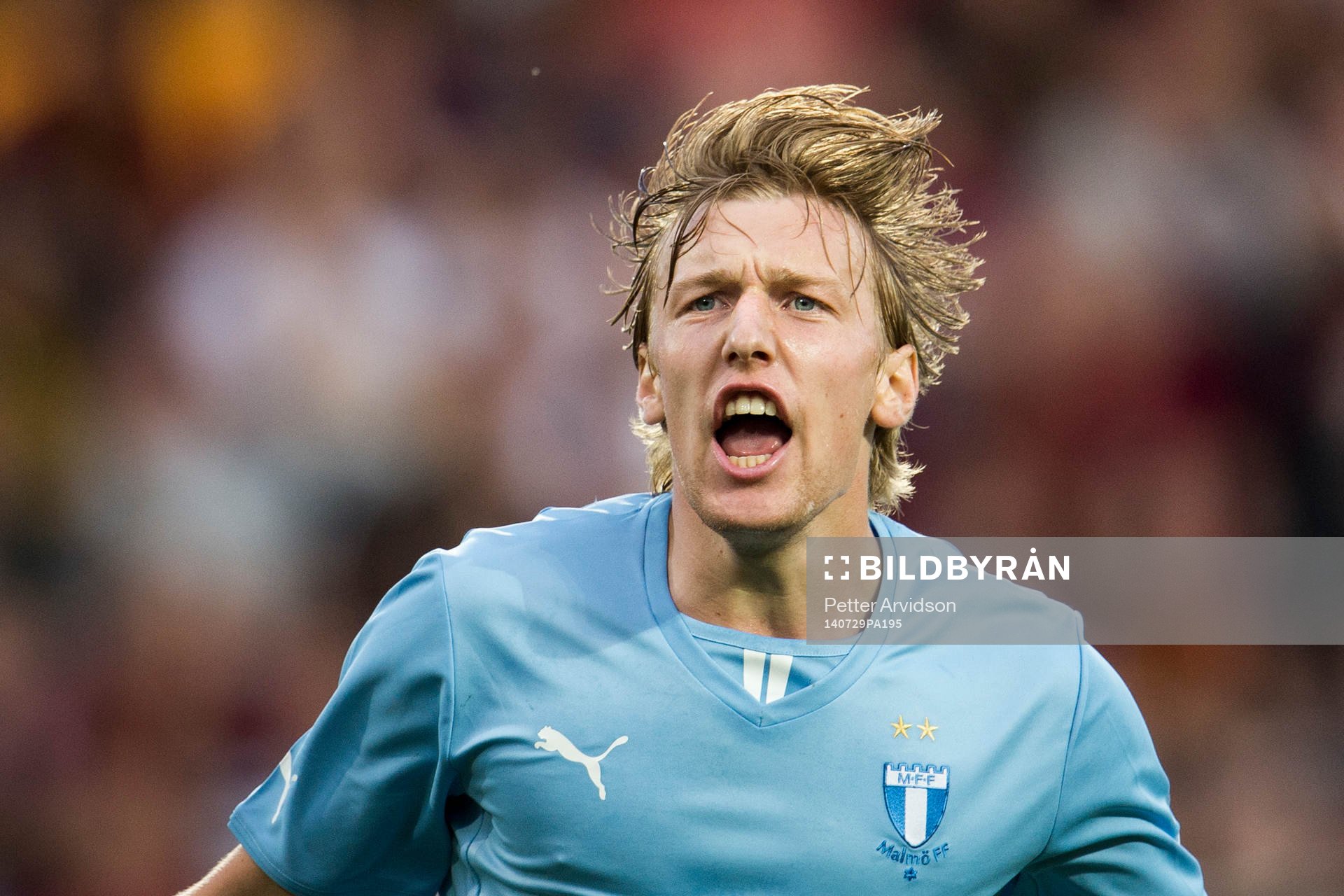 Malmö FFs Emil Forsberg jublar