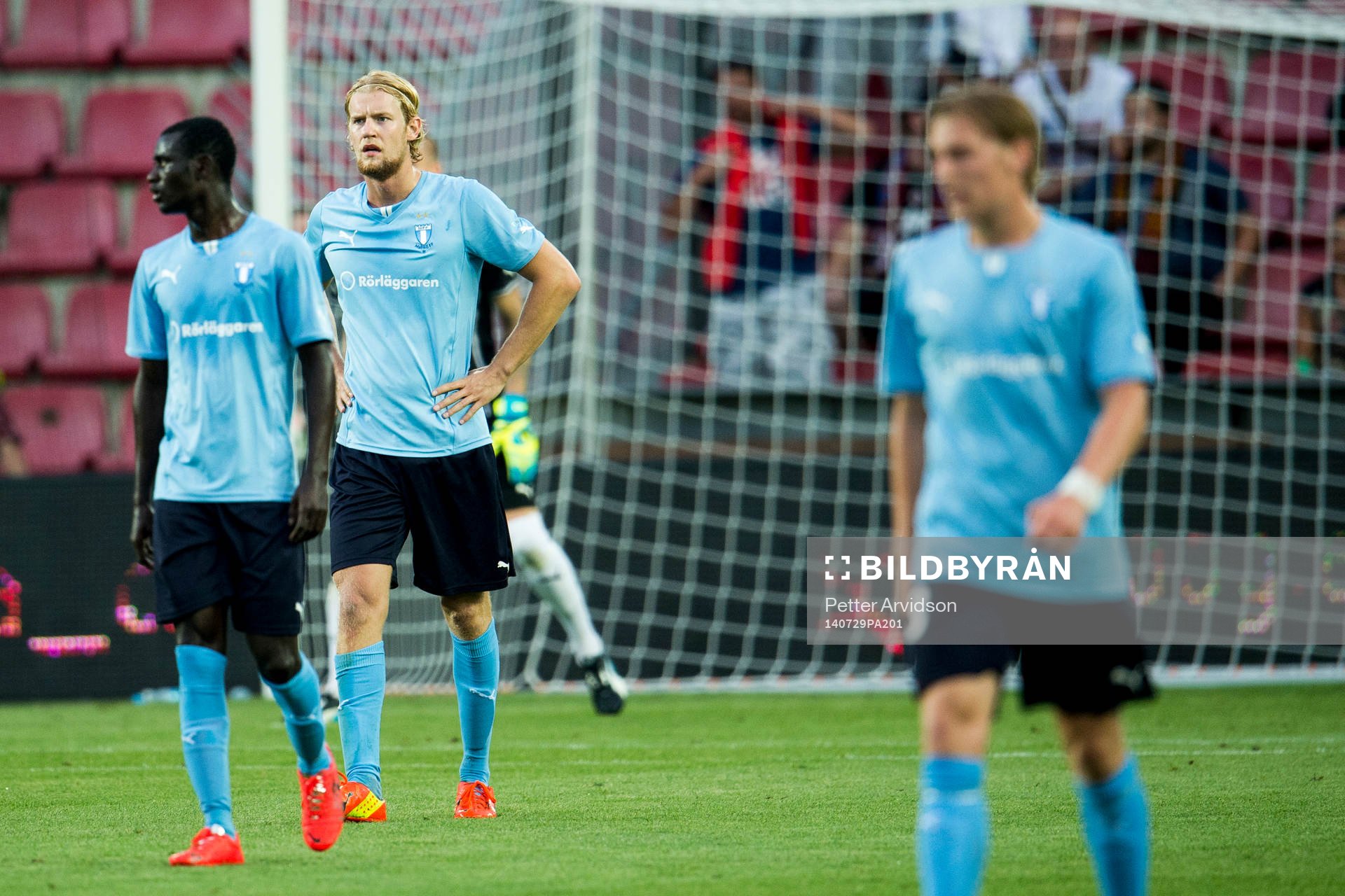 Malmö FFs Filip Helander (m) deppar