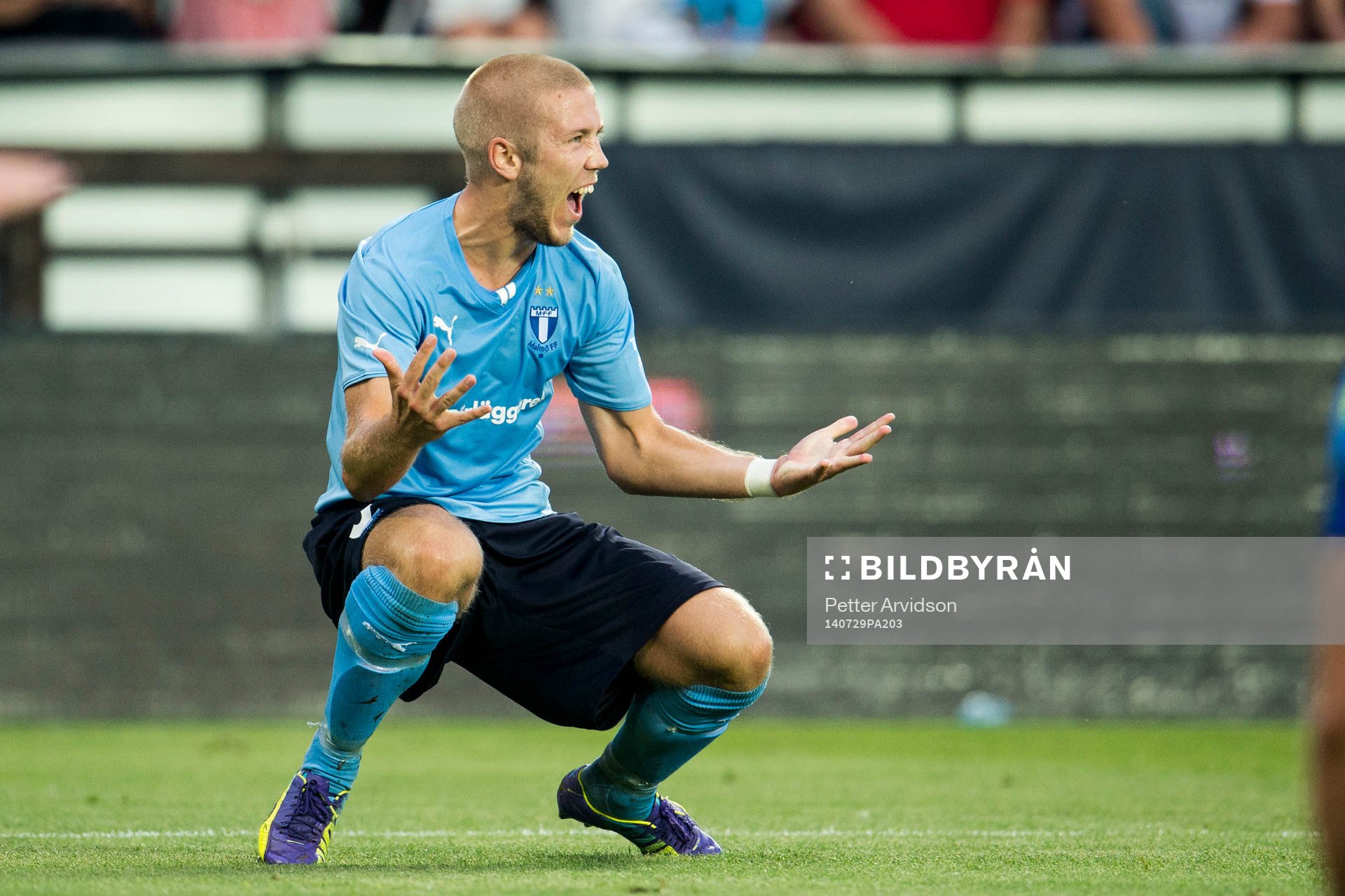 Malmö FFs Anton Tinnerholm jublar