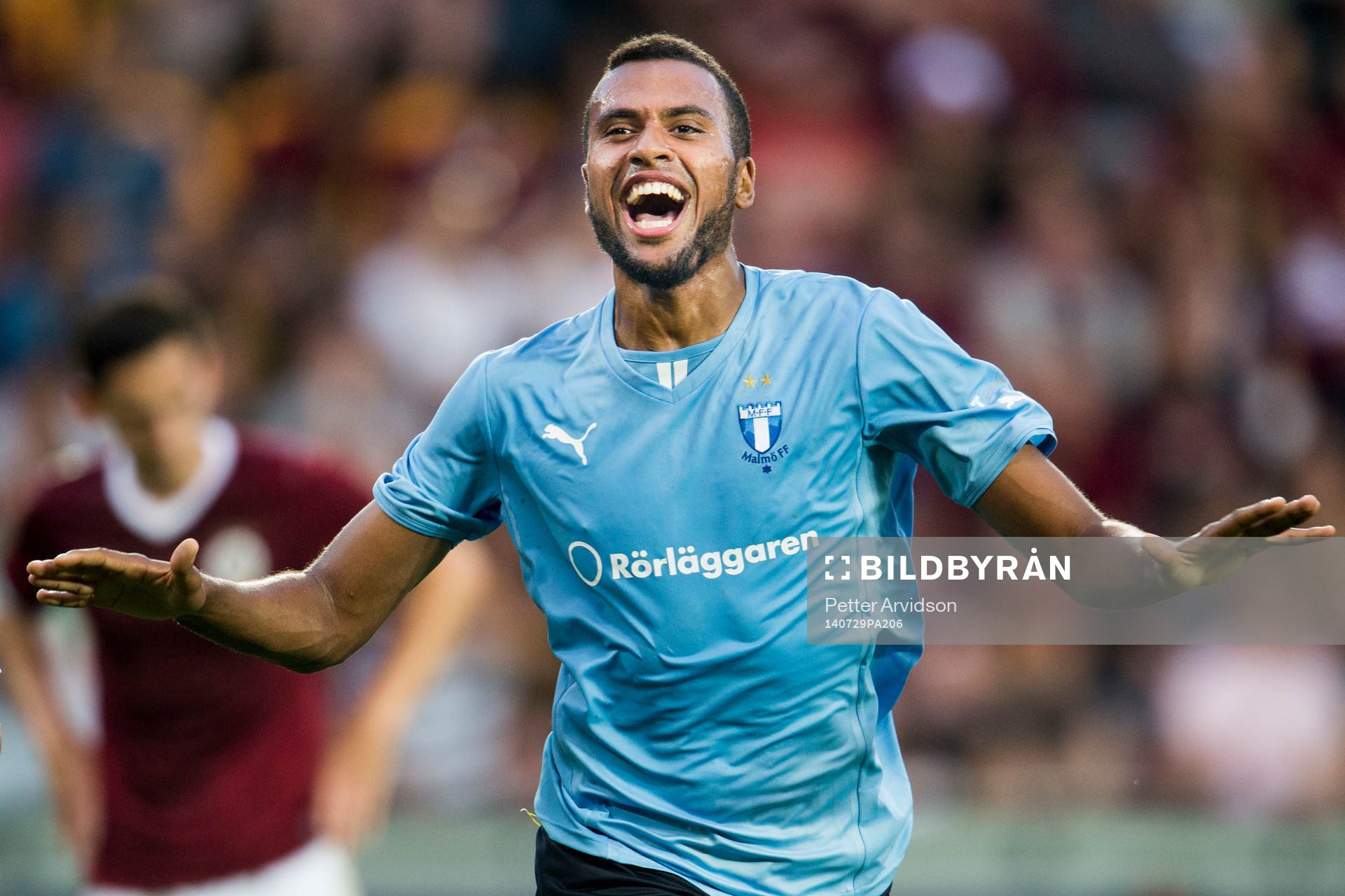 Malmö FFs Isaac Kiese Thelin jublar