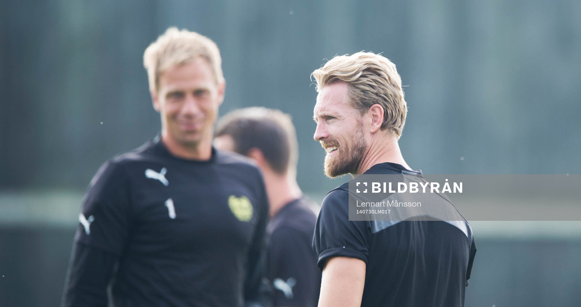 Mjällbys nyförvärv Christian Wilhelmsson och målvakten