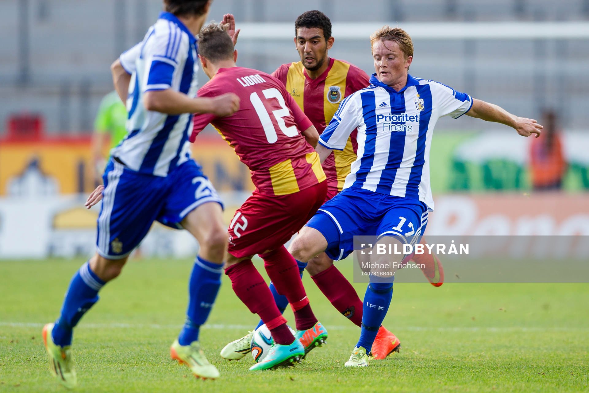 IFK Göteborgs Sam Larsson mot Rio Aves Lionn