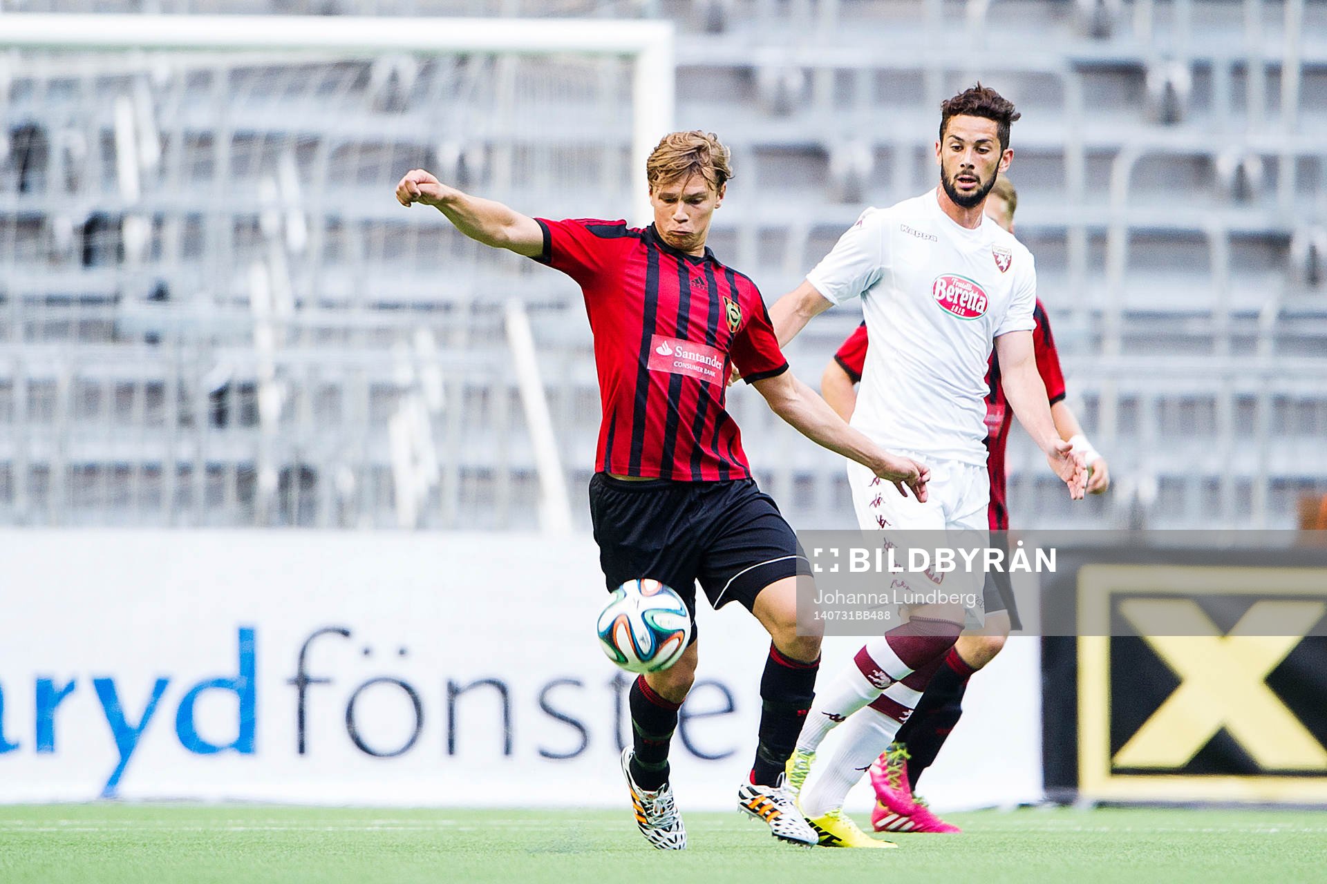 Brommapojkarnas Jesper Karlström och Torinos Cesare Bovo
