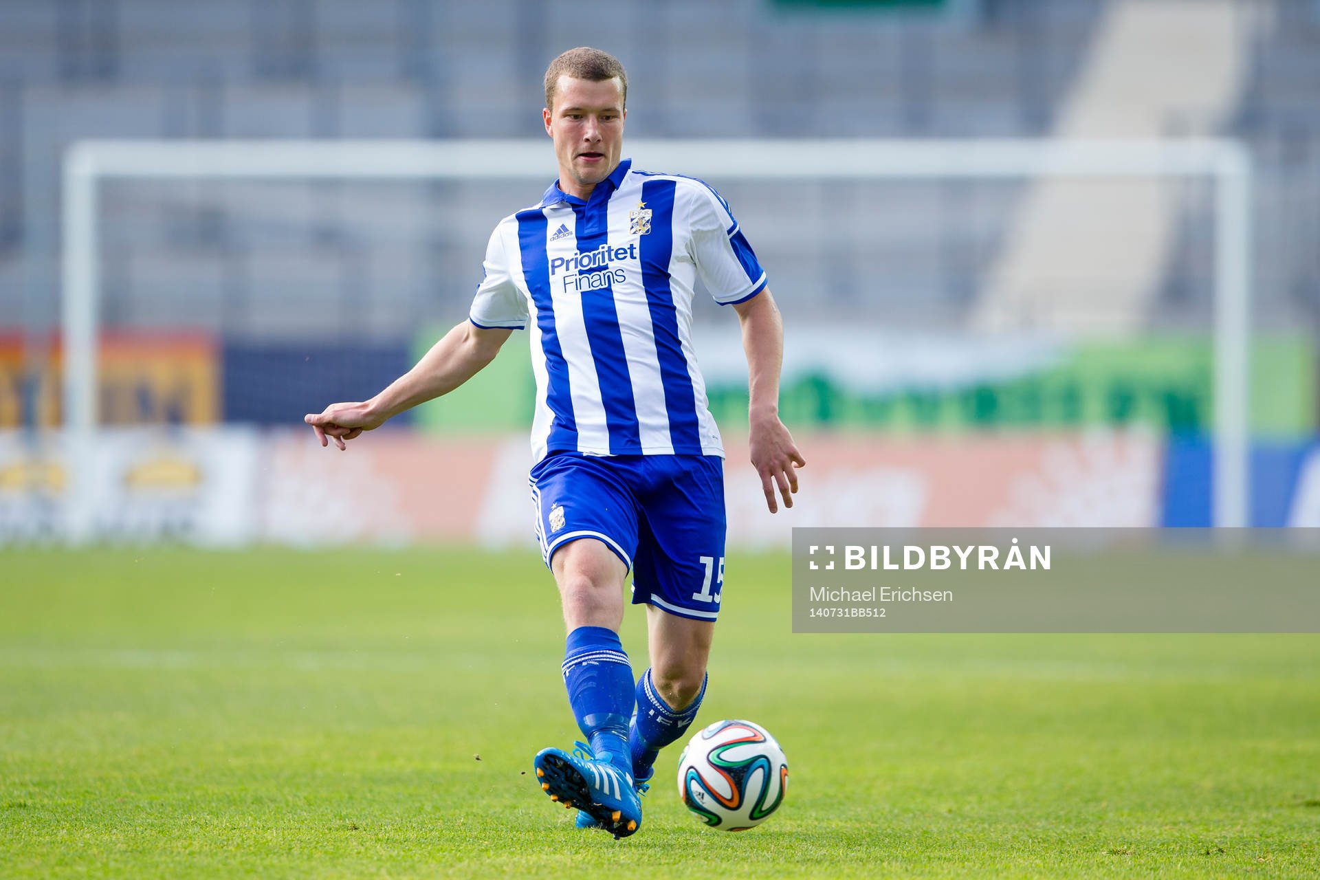 IFK Göteborgs Jakob Johansson under fotbollsmatchen i kvalet till Europa League mellan IFK Göteborg - Rio Ave FC den 31 Juli 2014 i Göteborg.