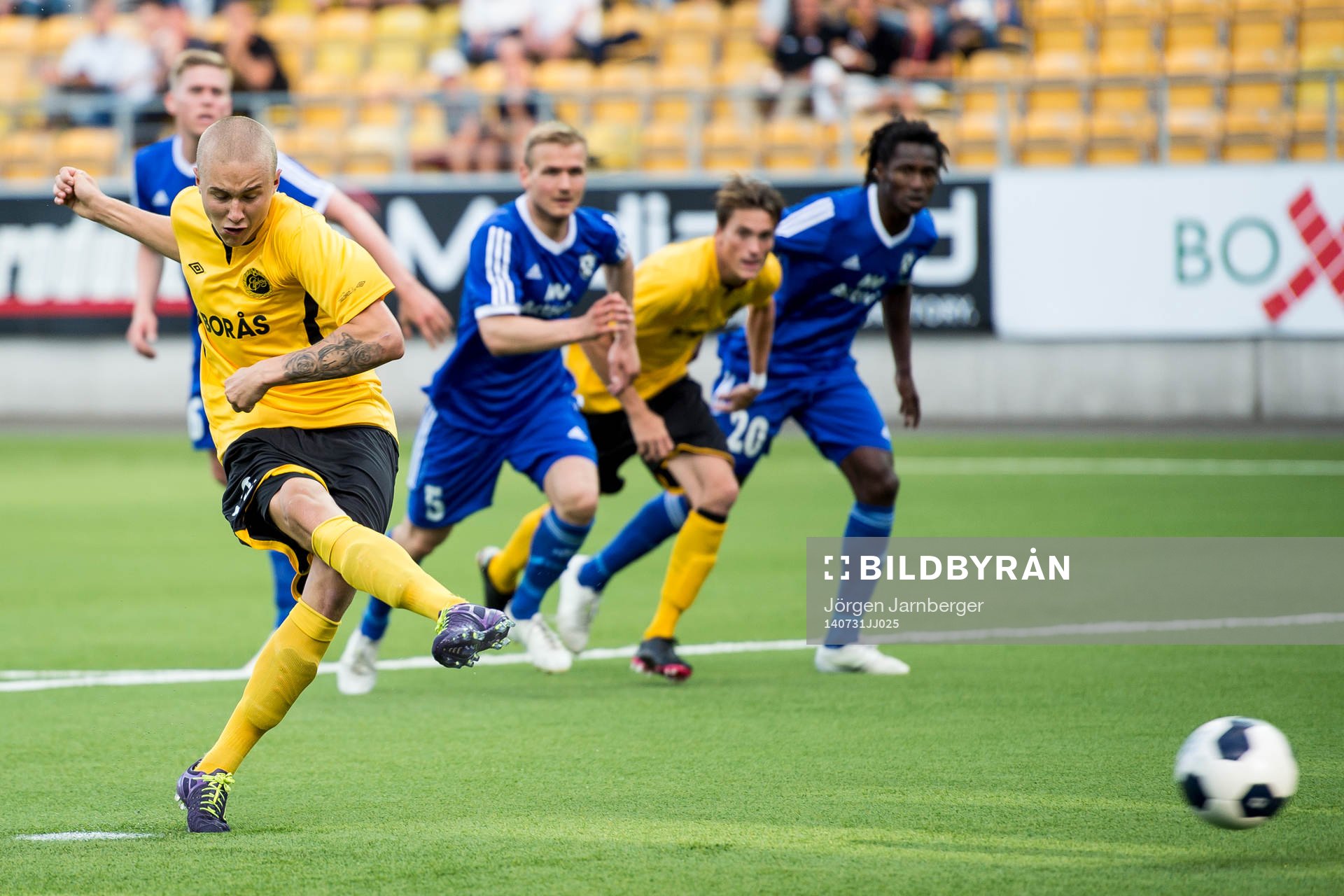 under fotbollsmatchen i Europa league mellan IF Elfsborg