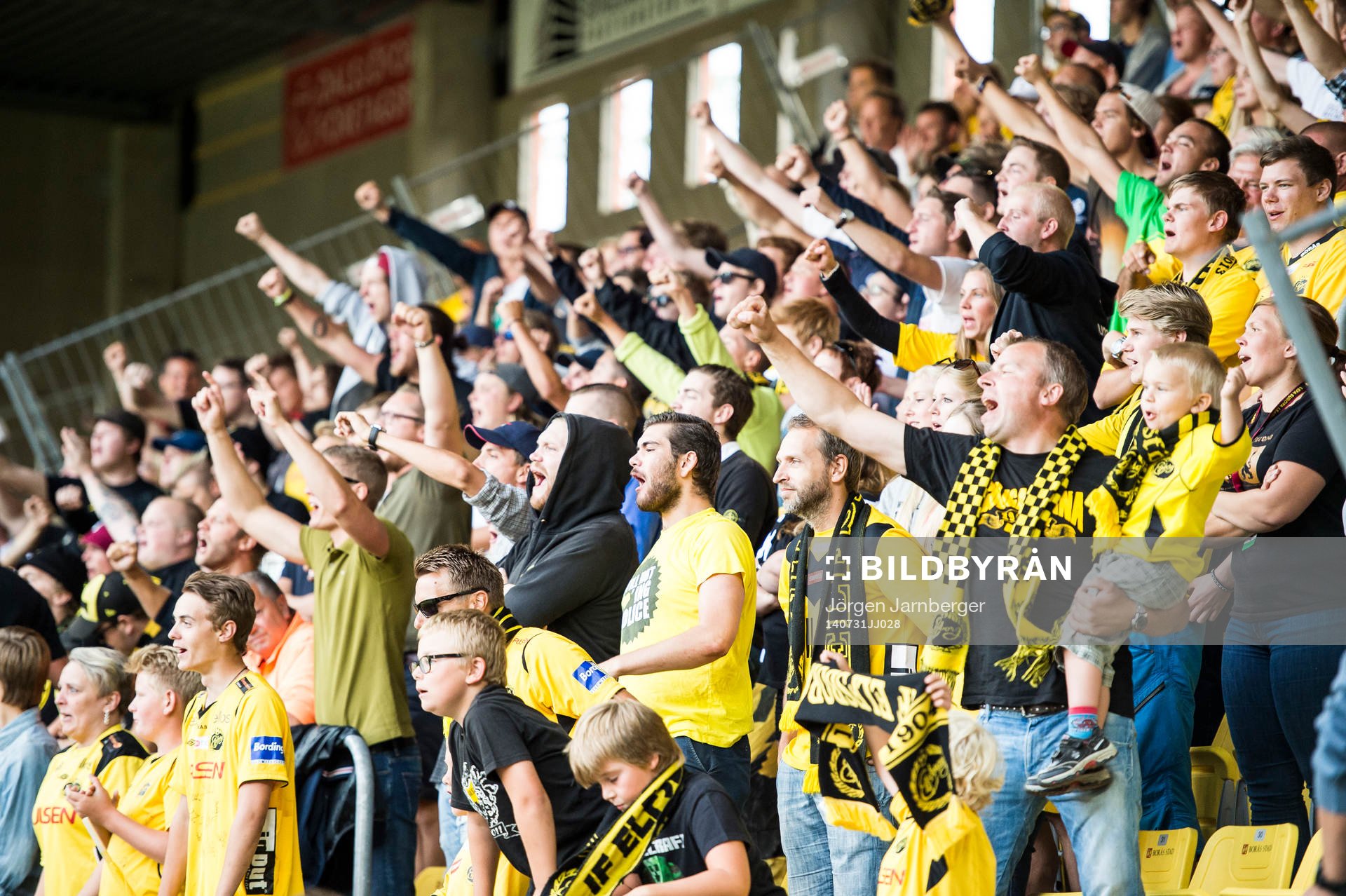 under fotbollsmatchen i Europa league mellan IF Elfsborg