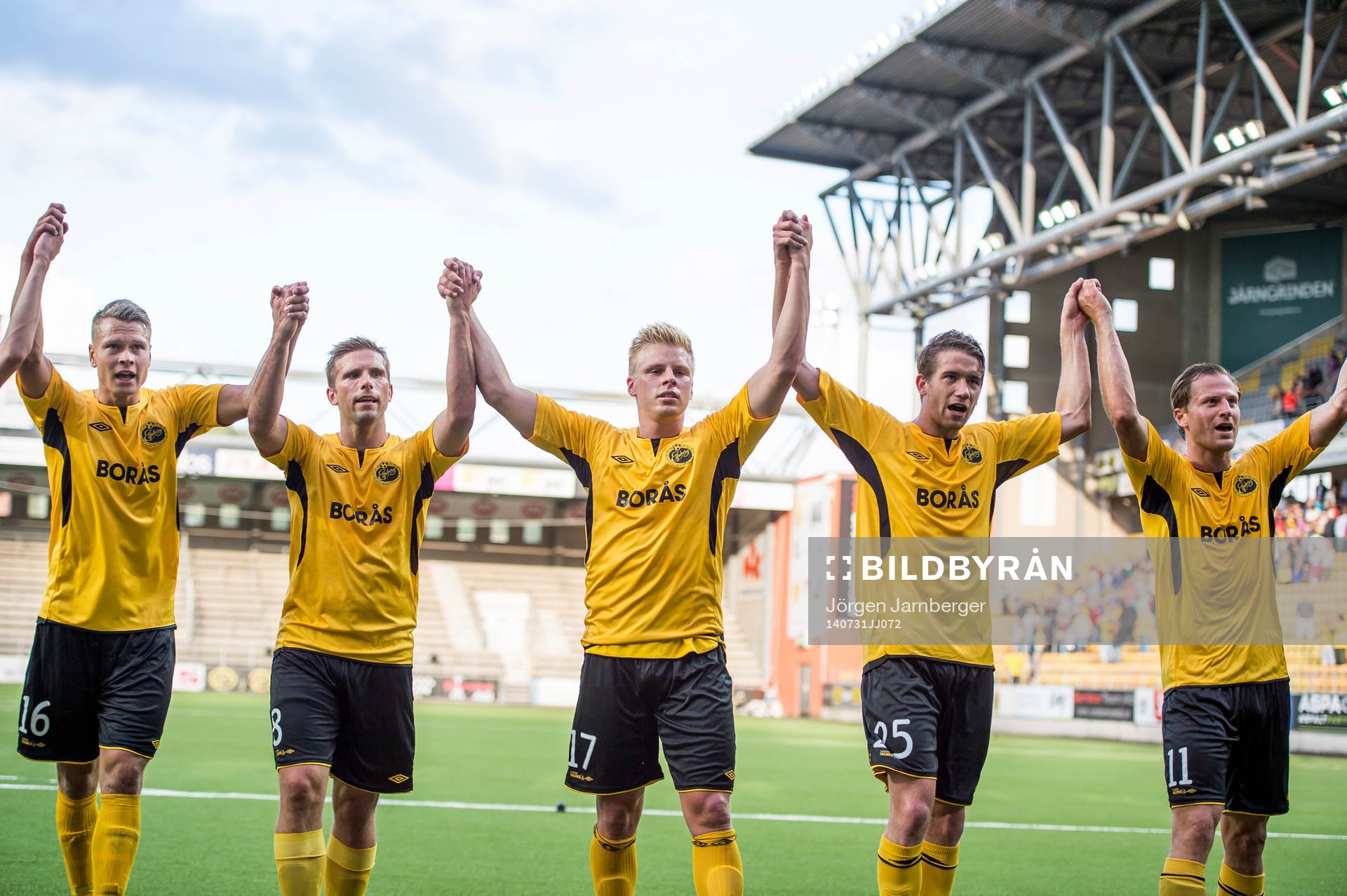 Elfsborgs spelare tackar publiken