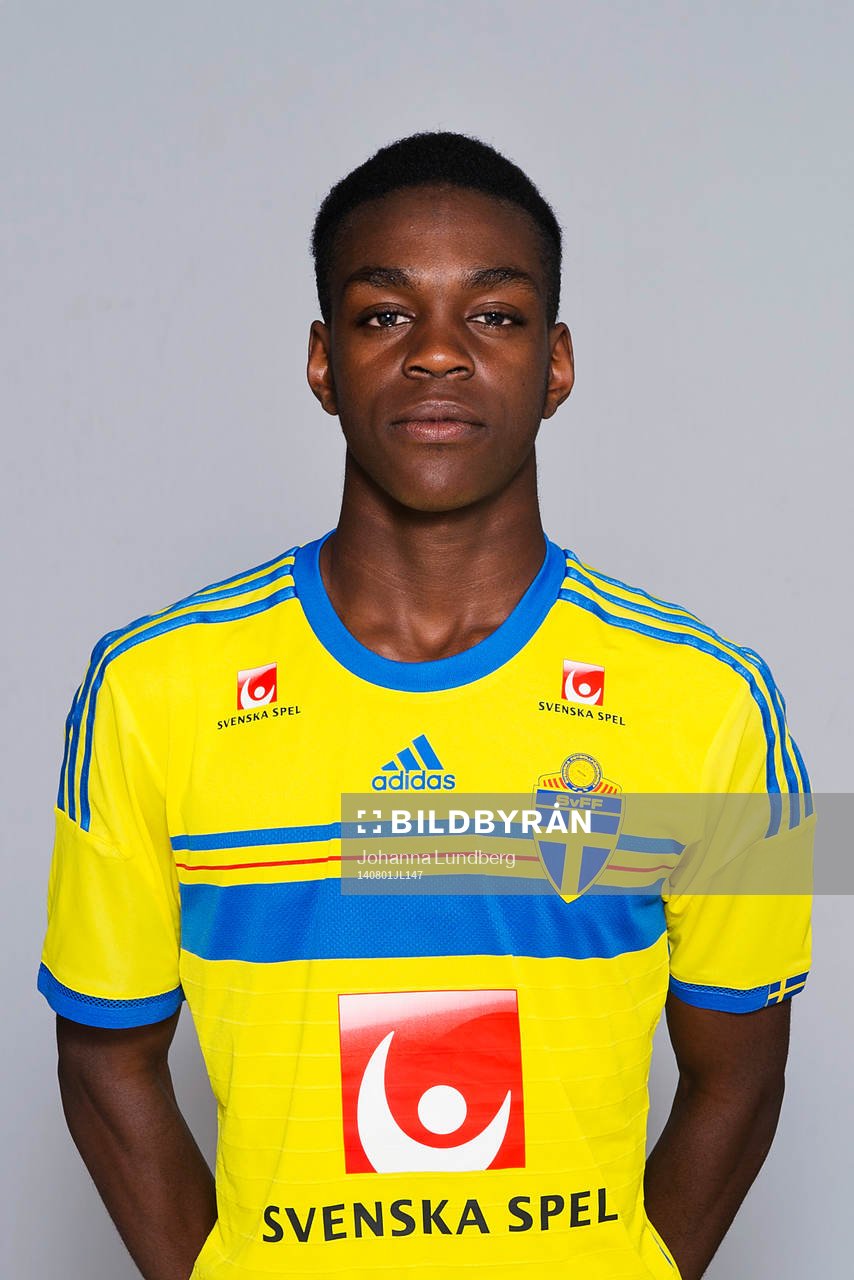 Joel Asoro, som spelar i P15/99-landslaget