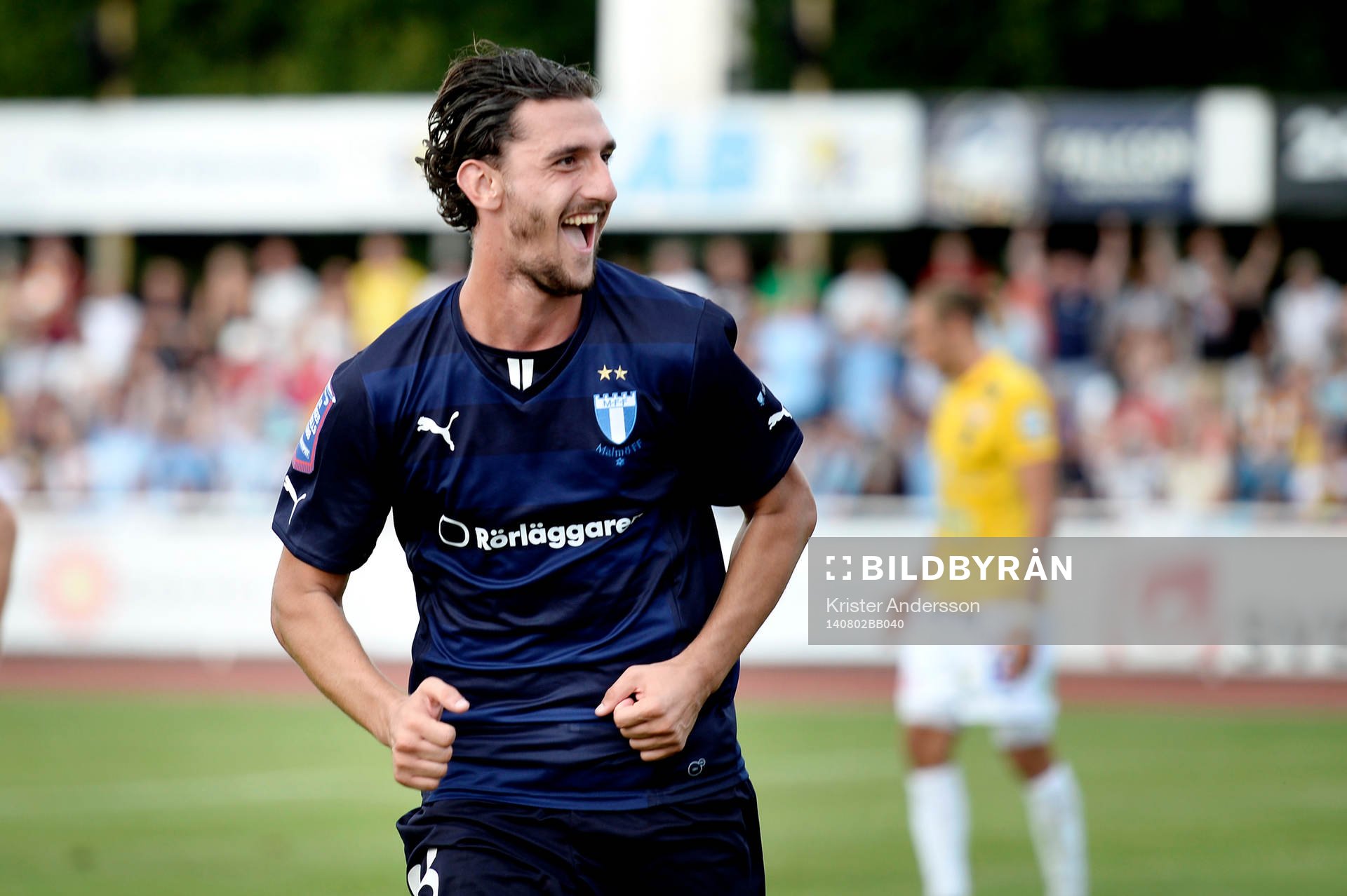 Malmö FFs Agon Mehmeti jublar