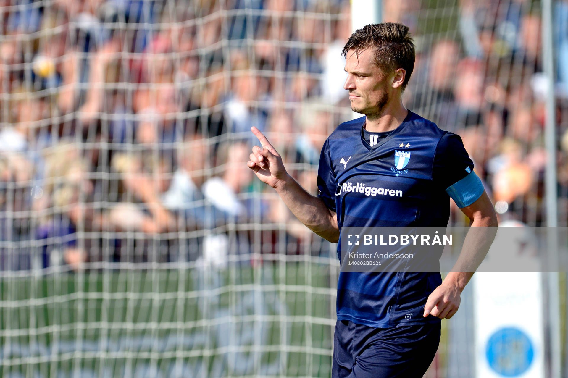 Malmö FFs Markus Rosenberg jublar