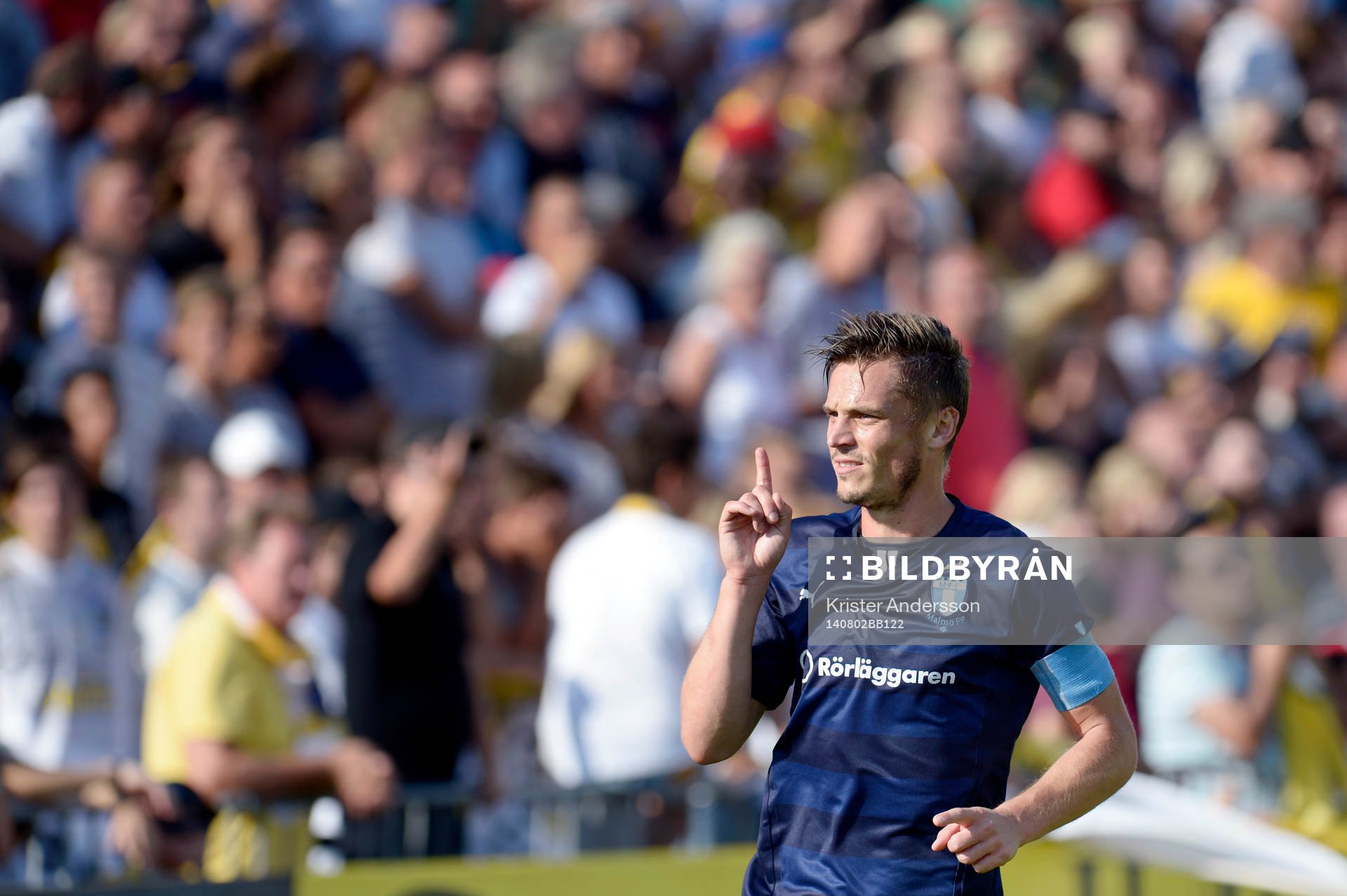 Malmö FFs Markus Rosenberg jublar