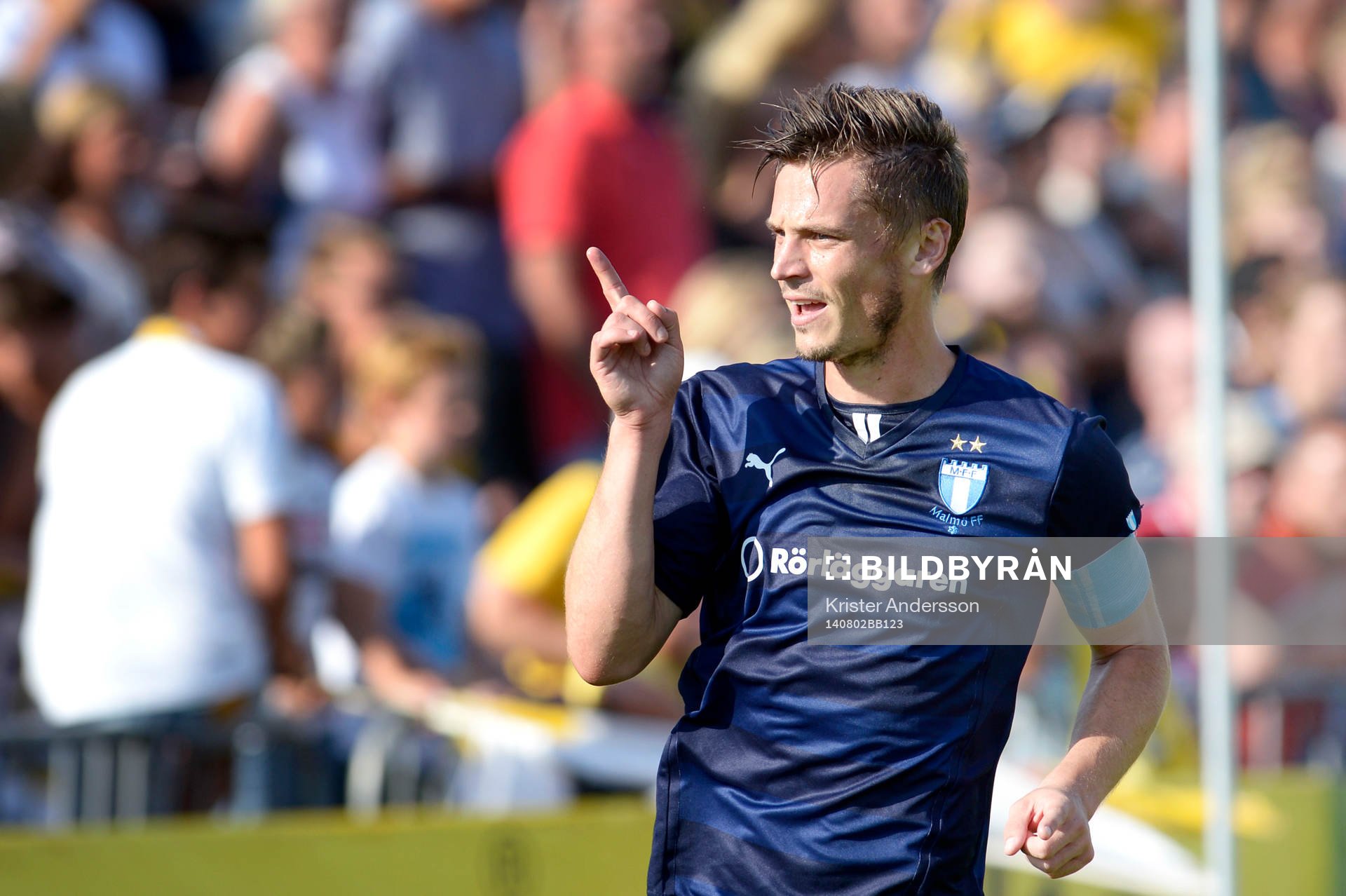 Malmö FFs Markus Rosenberg jublar