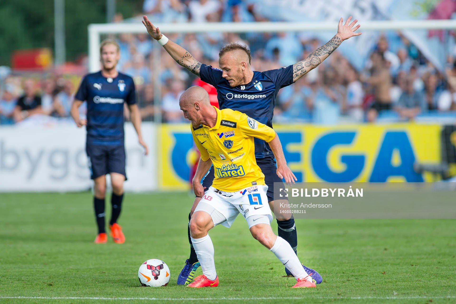 Falkenbergs Christoffer Carlsson och Malmö FFs Magnus
