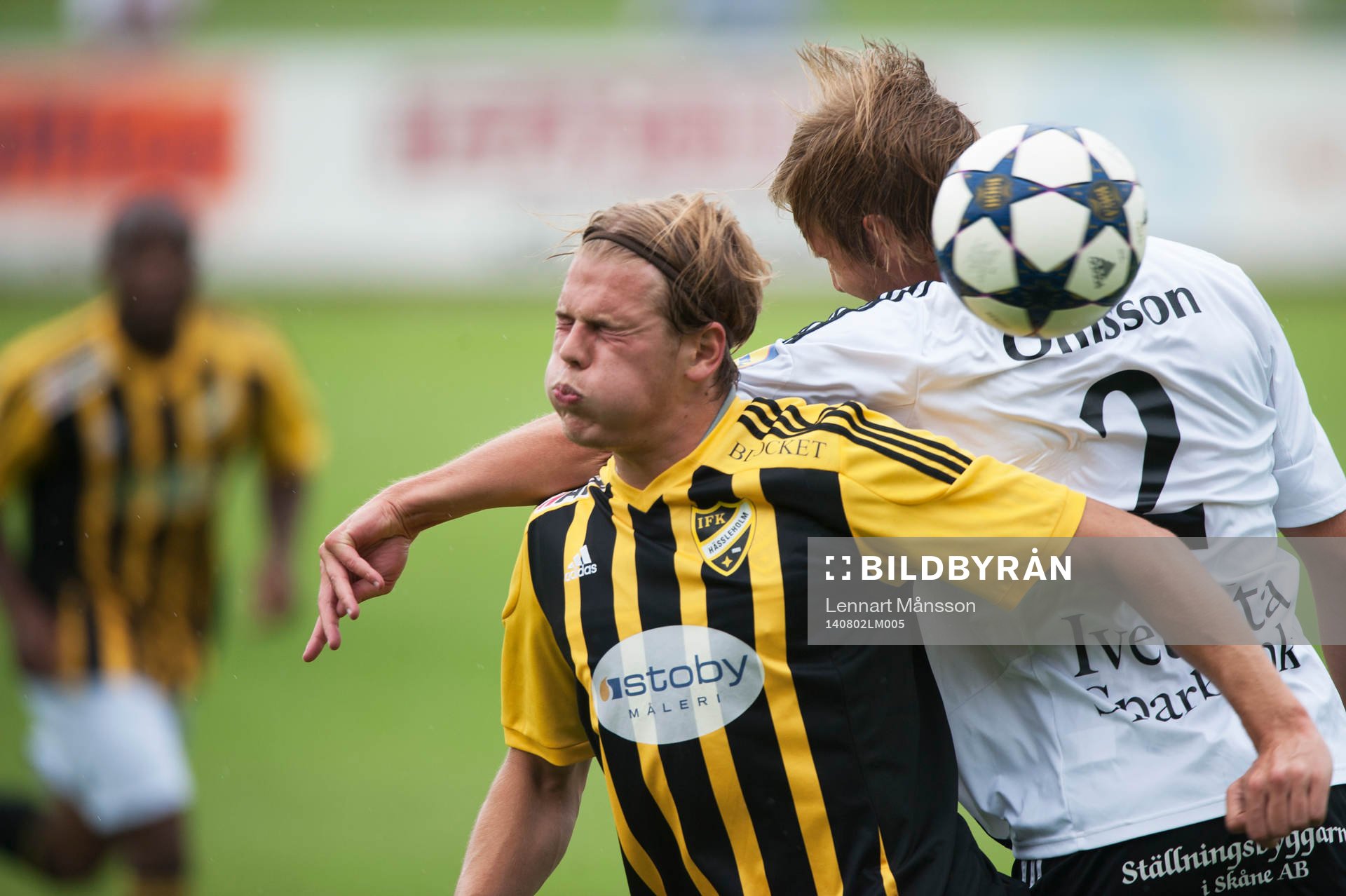 Hässleholms Filip Ranmo i matchen i division 3 mellan