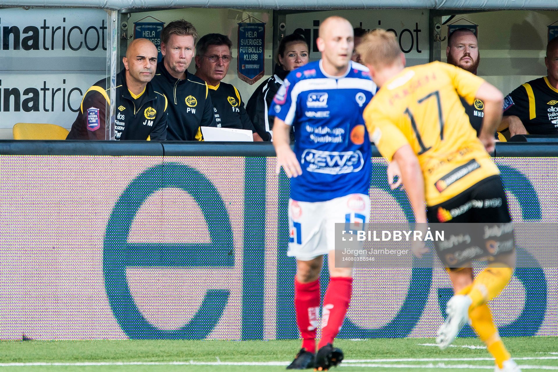 Elfsborgs tränare Jan Mian och assisterande tränare Peter
