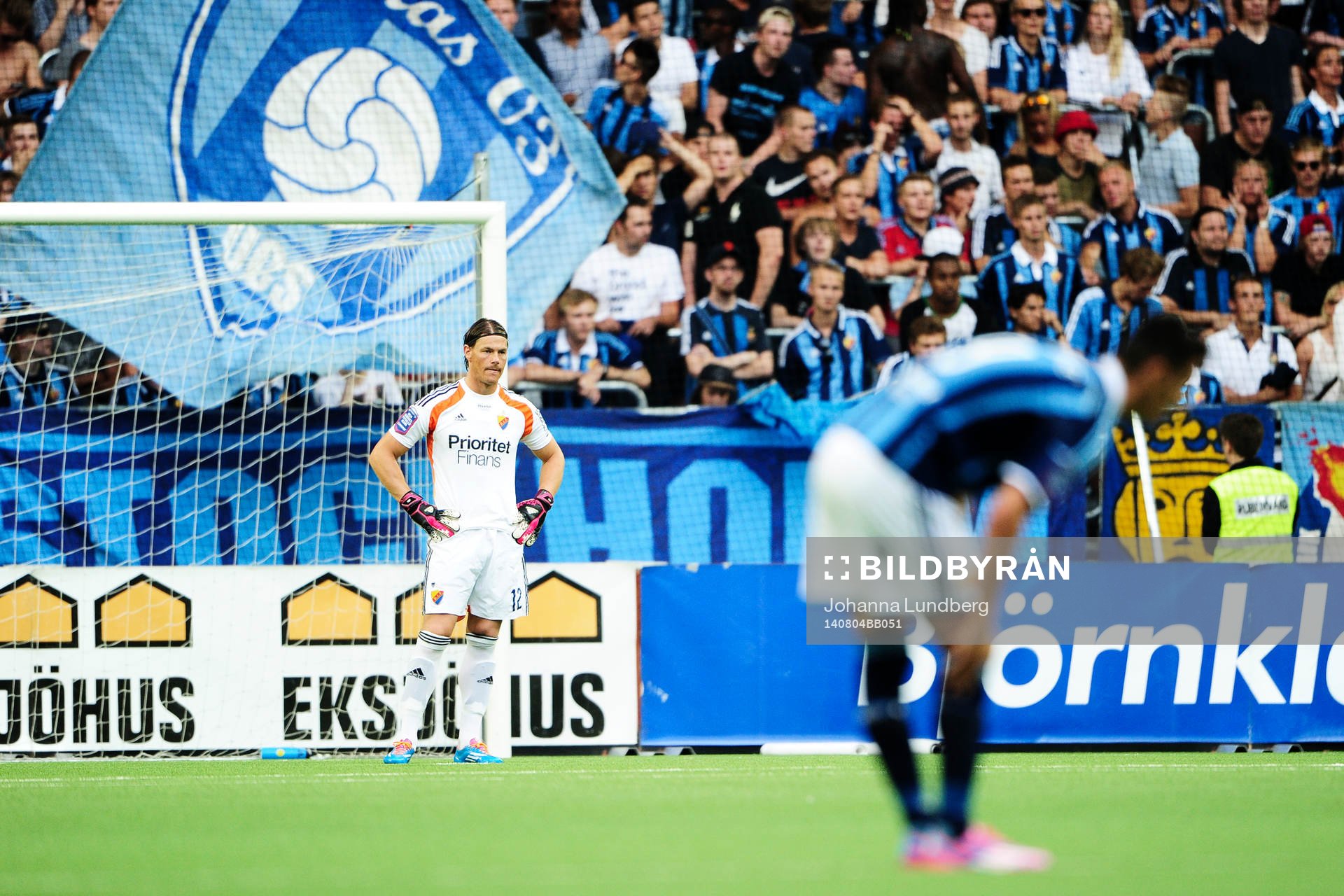 Djurgårdens målvakt Kenneth Høie deppar