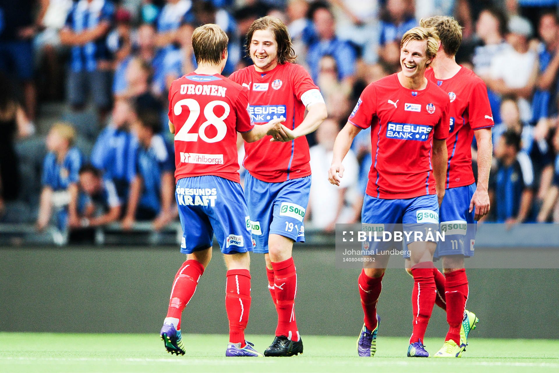 Helsingborgs Darijan Bojanic jublar