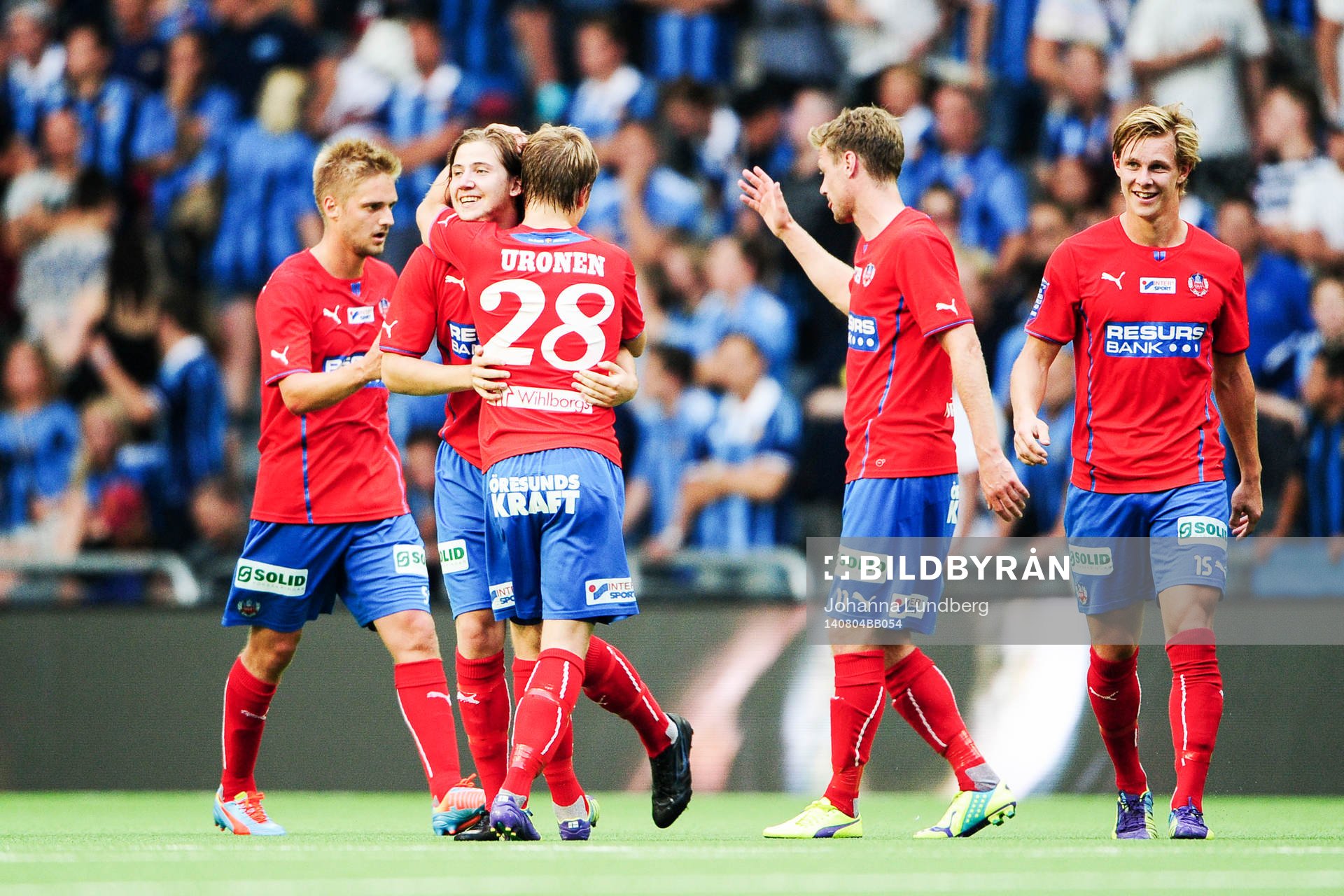 Helsingborgs Darijan Bojanic jublar