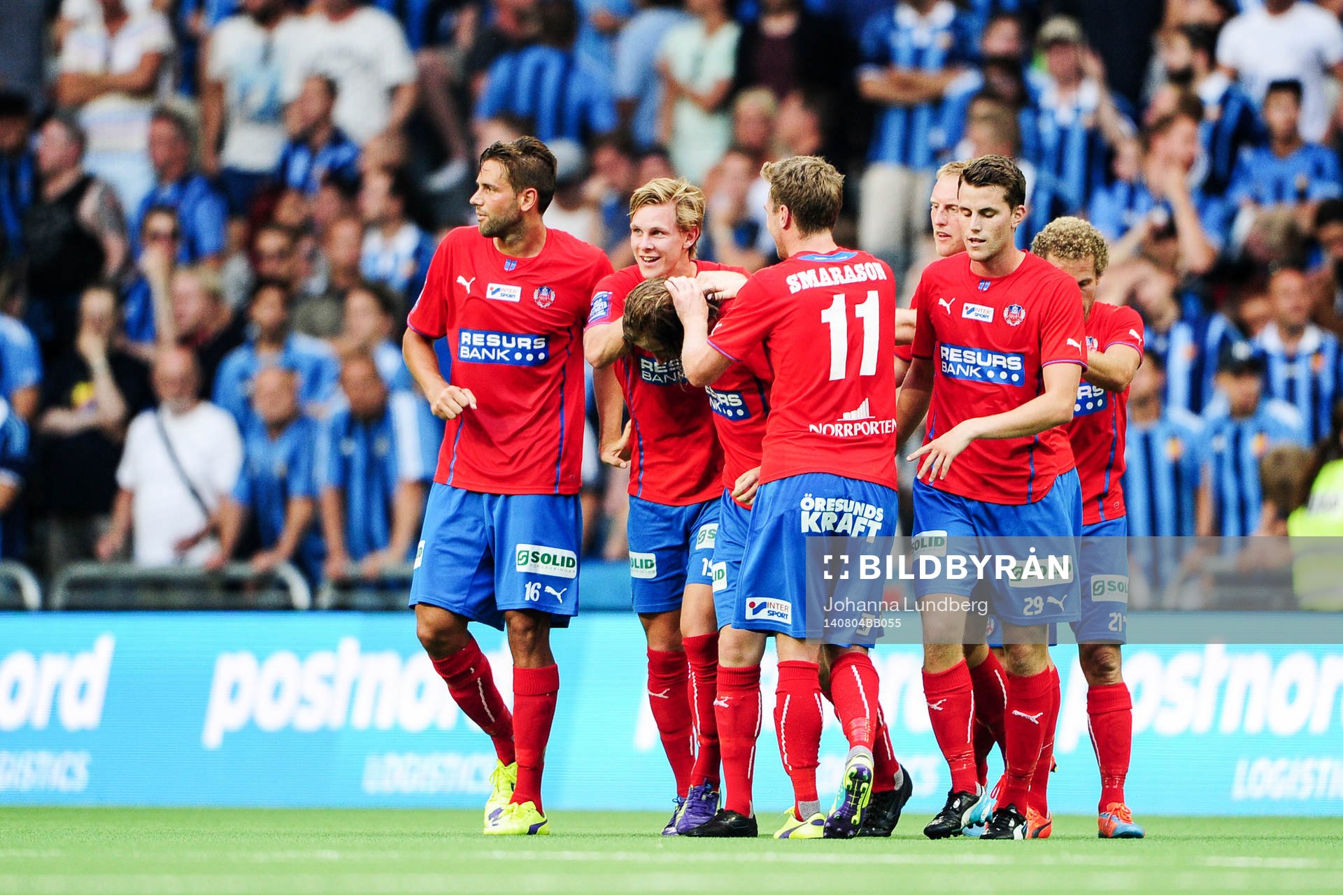 Helsingborgs Darijan Bojanic jublar