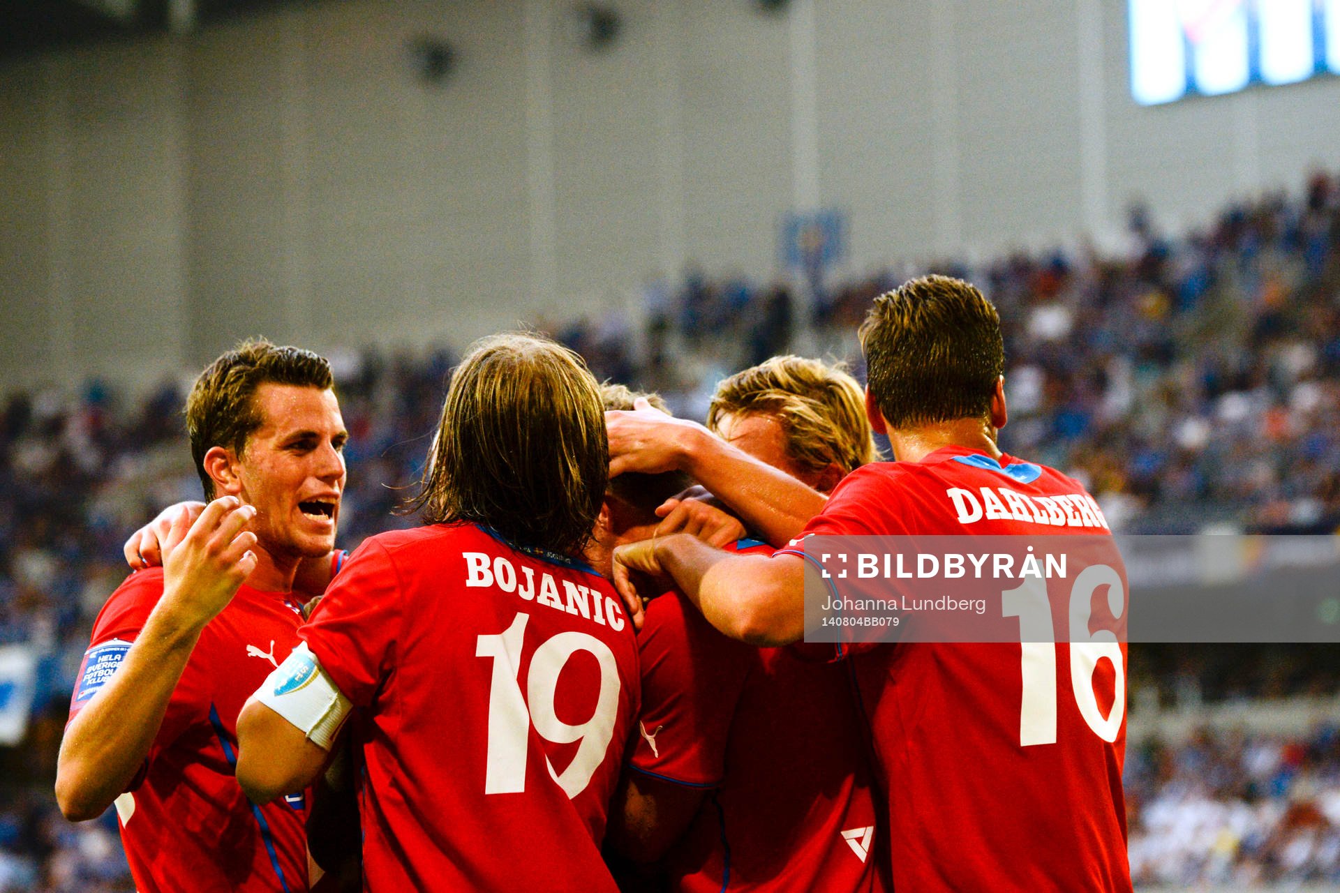 Helsingborgs David Accam jublar