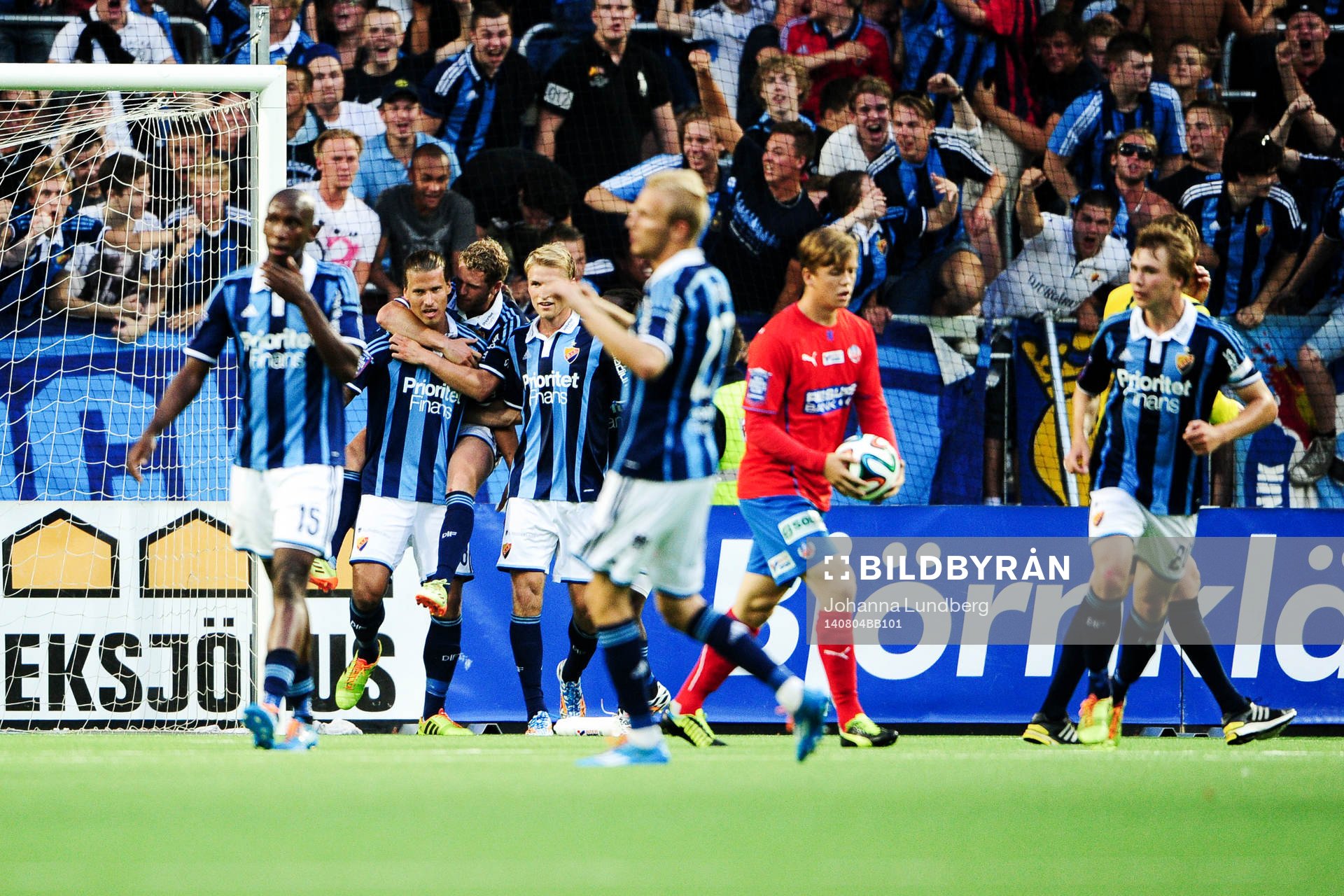 Djurgårdens Aleksandar Prijovic jublar