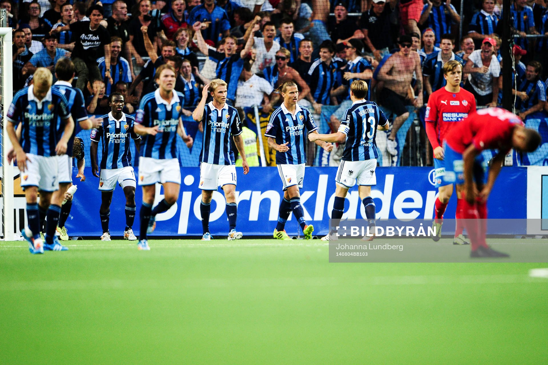 Djurgårdens Aleksandar Prijovic jublar