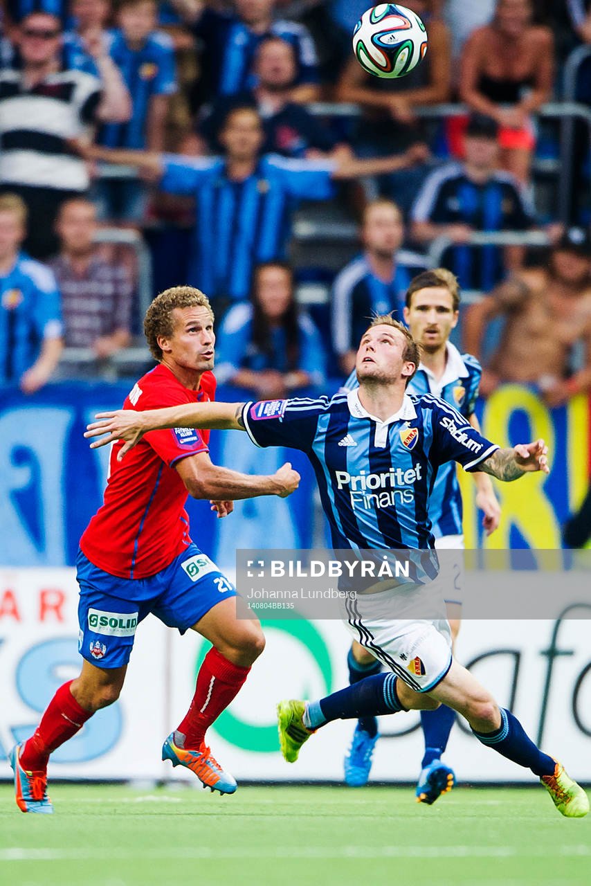 Helsingborgs Christoffer Andersson och Djurgårdens