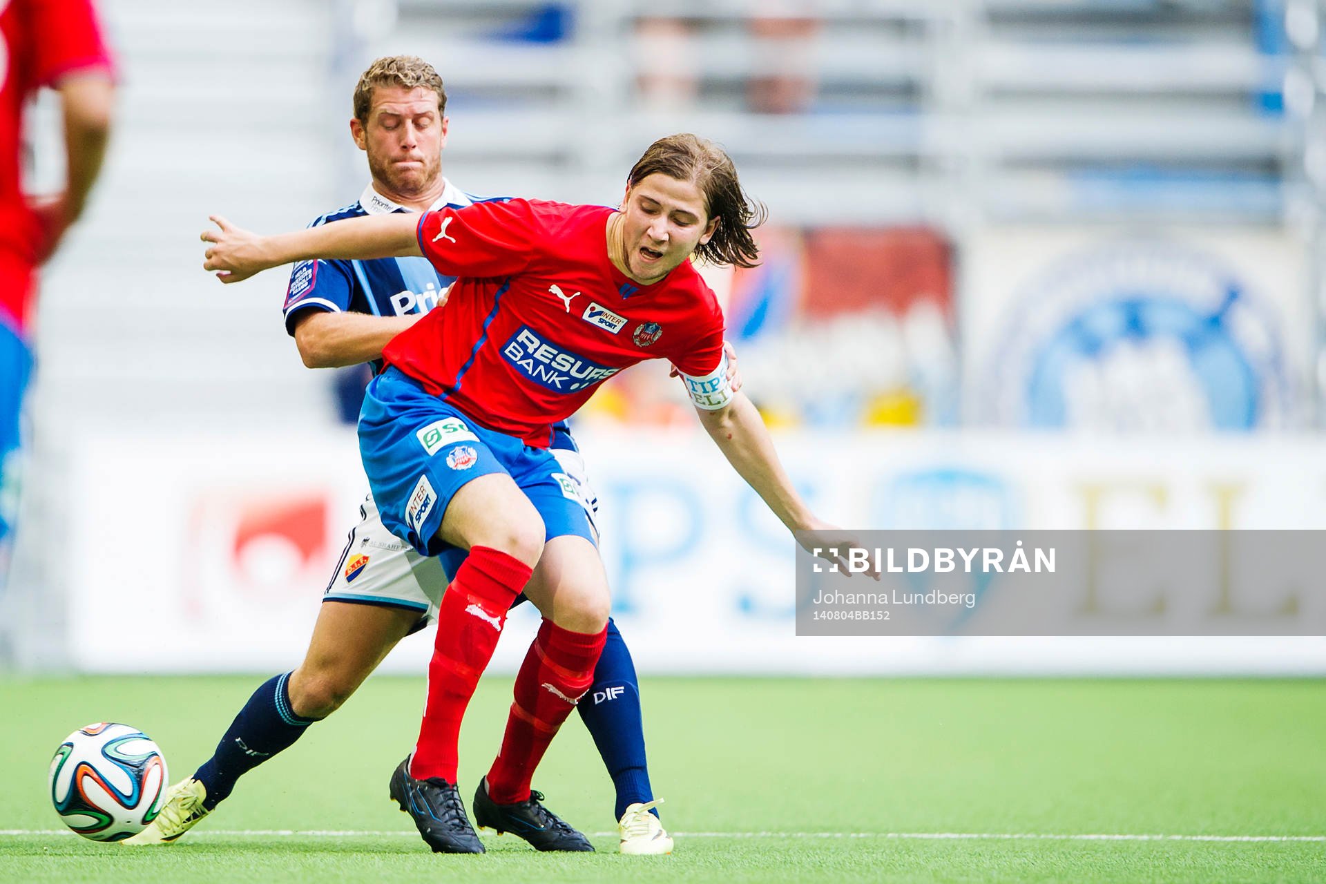 Djurgårdens Stefan Karlsson mot Helsingborgs Darijan