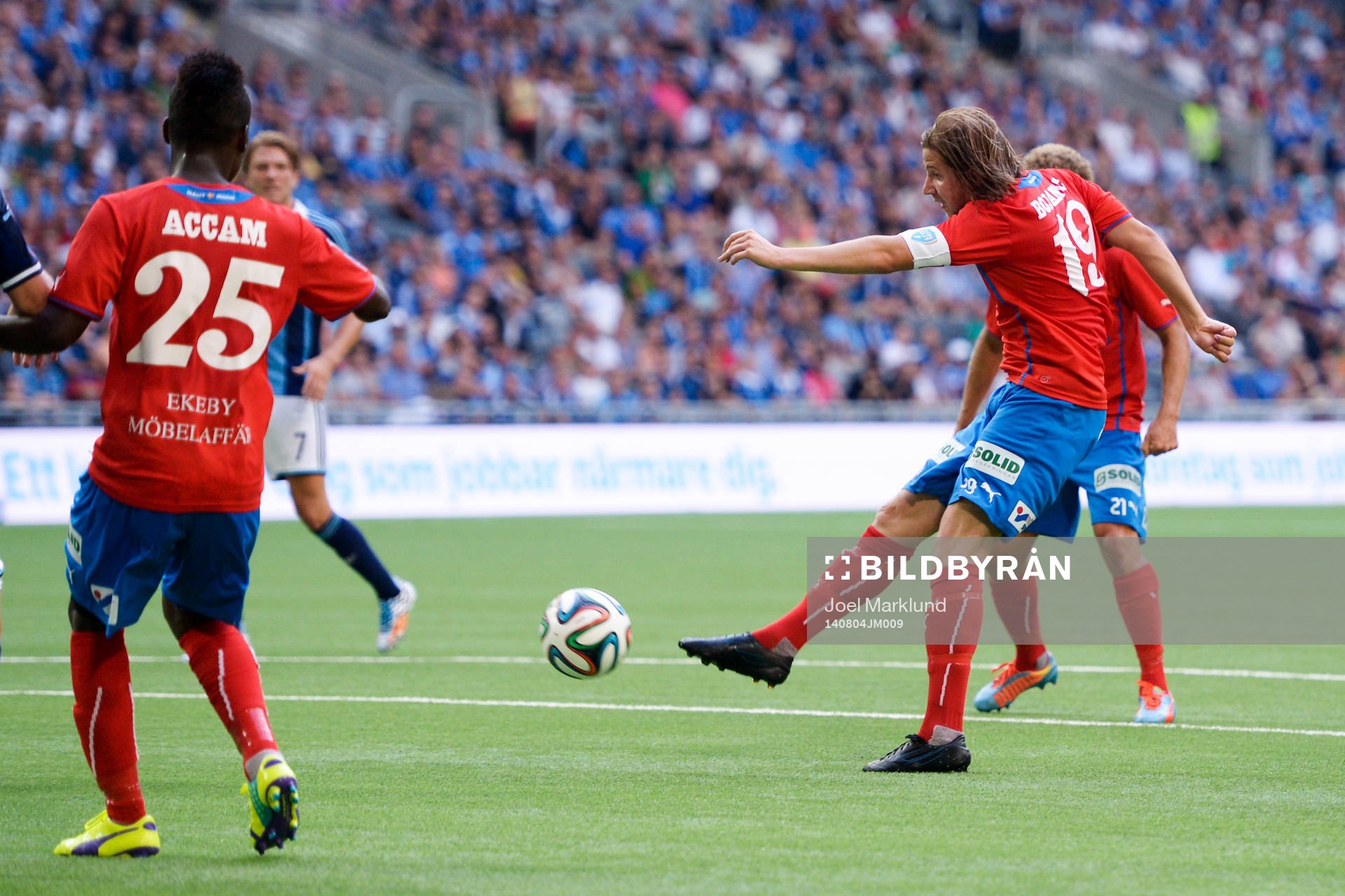 Helsingborgs Darijan Bojanic kvitterar till 1-1