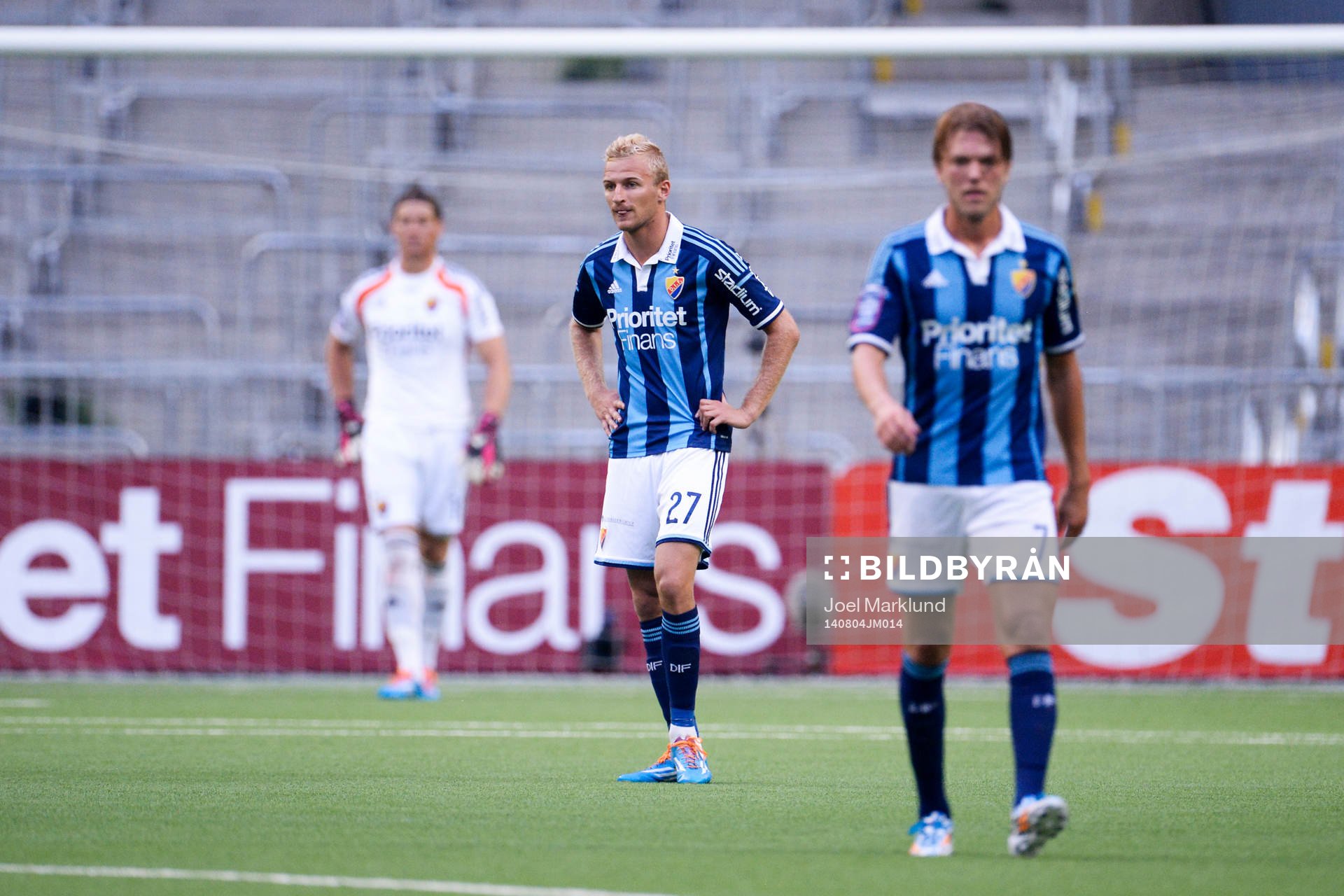 Djurgårdens Vytautas Andriuskevicius och Martin Broberg