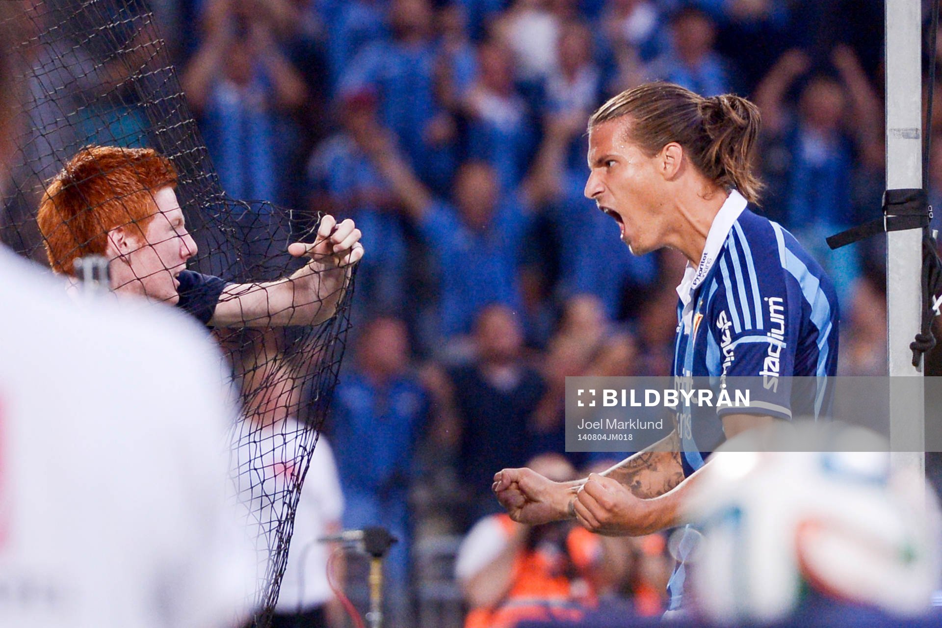 Djurgårdens Aleksandar Prijovic jublar