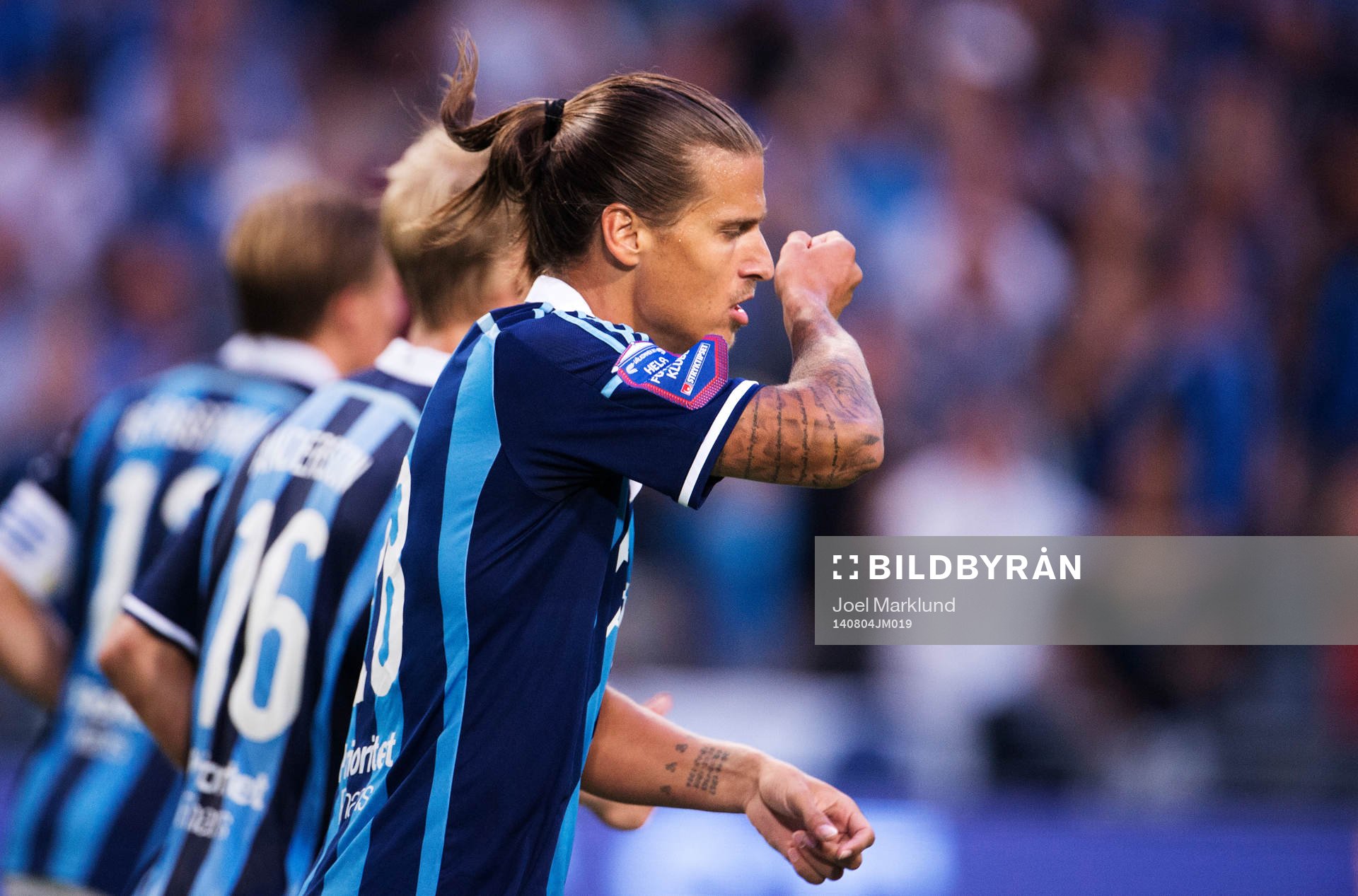Djurgårdens Aleksandar Prijovic jublar