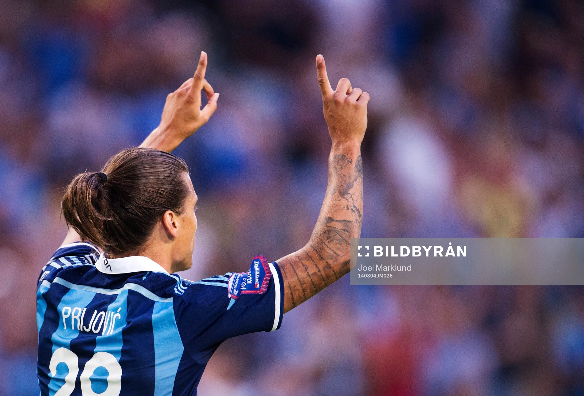 Djurgårdens Aleksandar Prijovic jublar