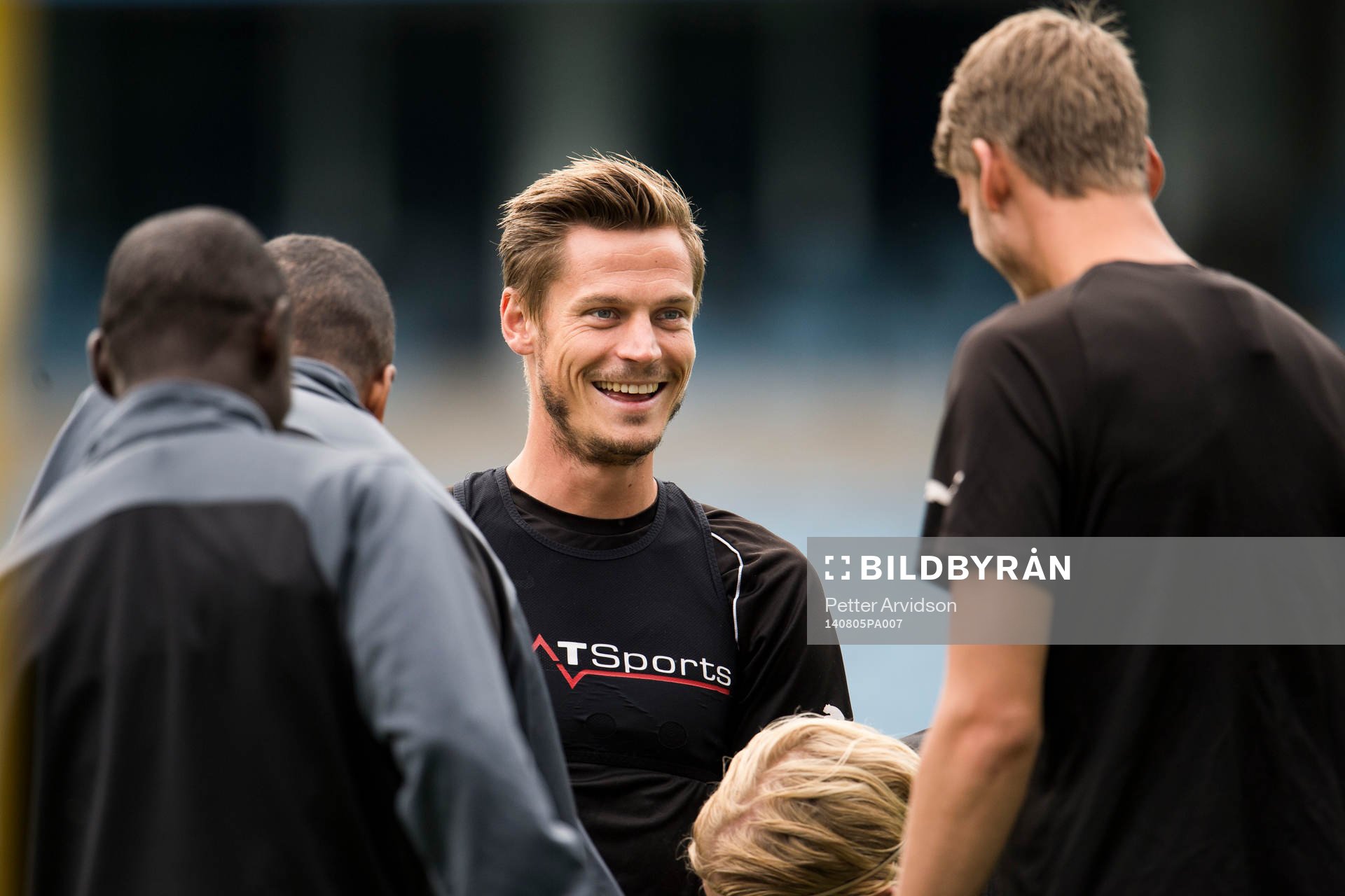 Malmö FFs Markus Rosenberg skrattar