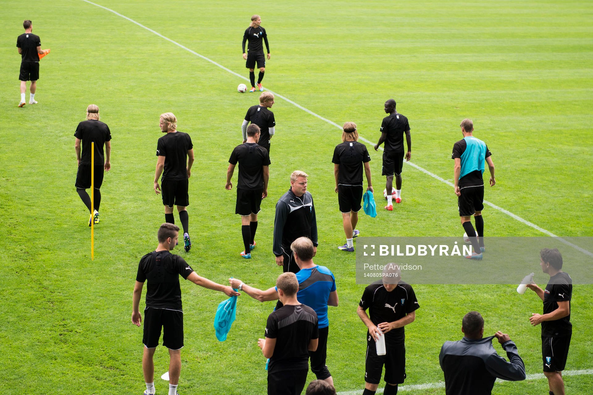 Malmö FFs spelare vilar