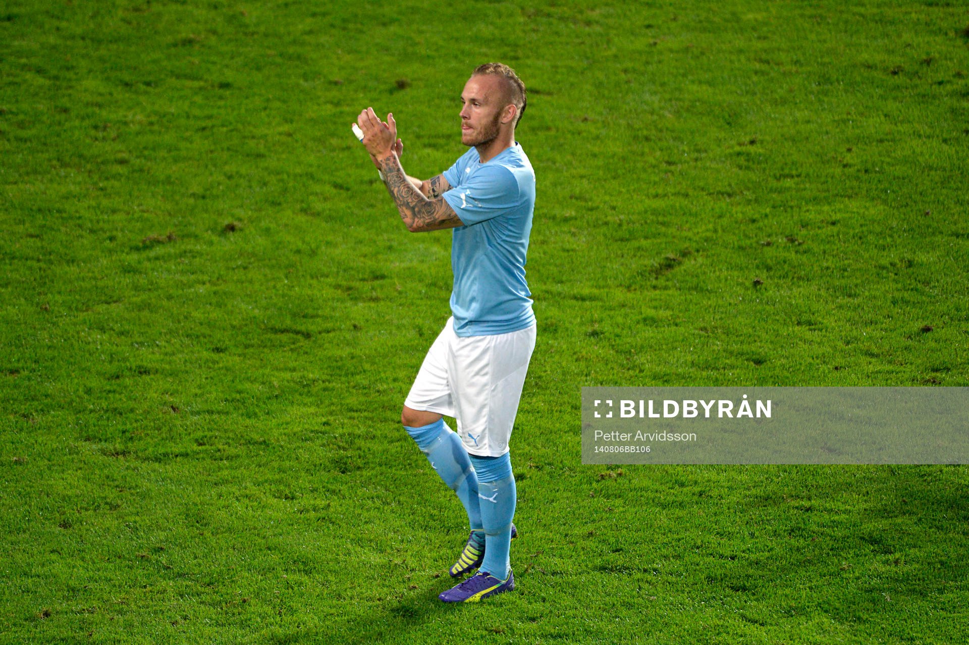 Malmö FFs Magnus Eriksson jublar