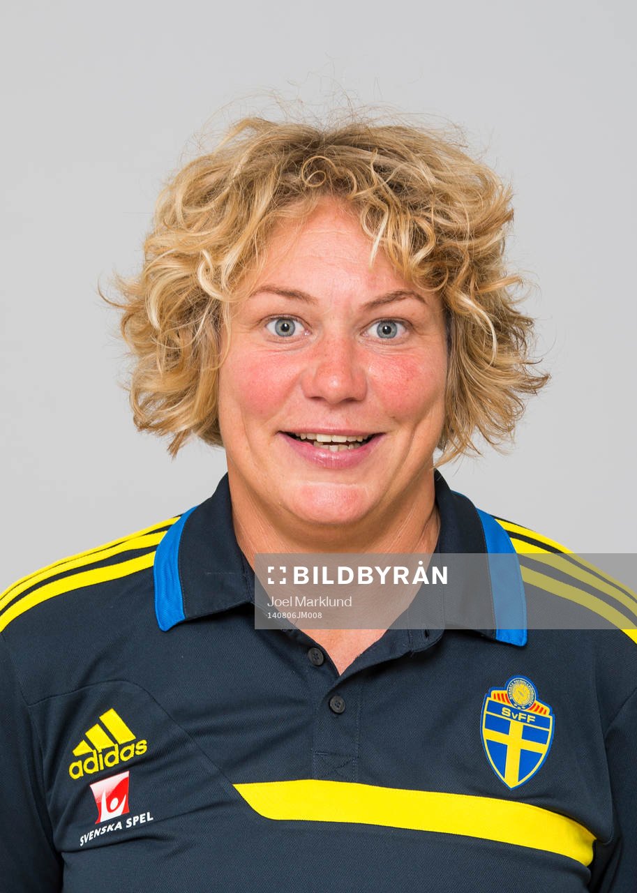 Katarina Olsson, förbundskapten för F15/99-landslaget i
