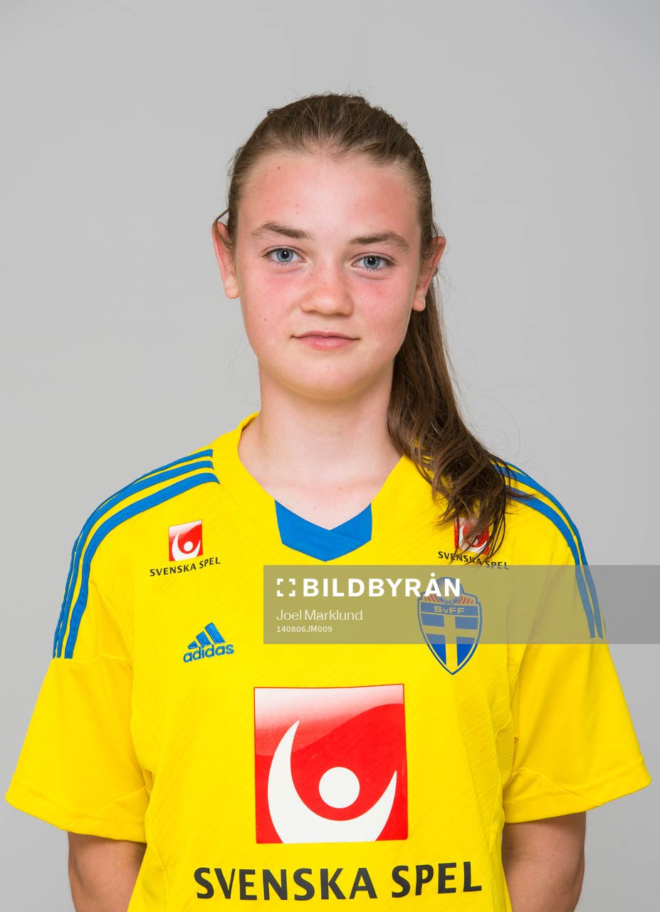 Ida Friman, spelare i F15/99-landslaget i fotboll