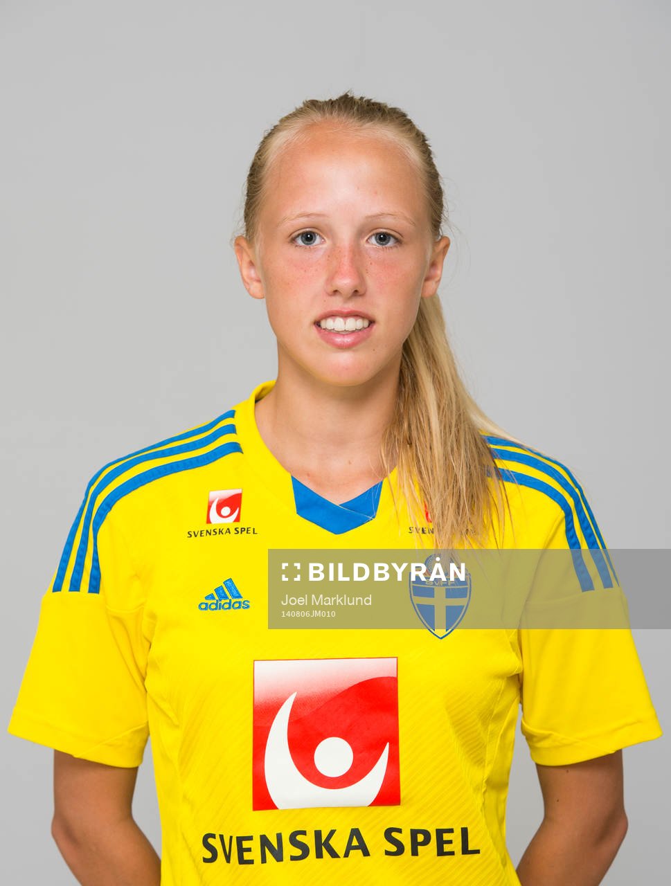 Lisa Svarfvar, spelare i F15/99-landslaget i fotboll