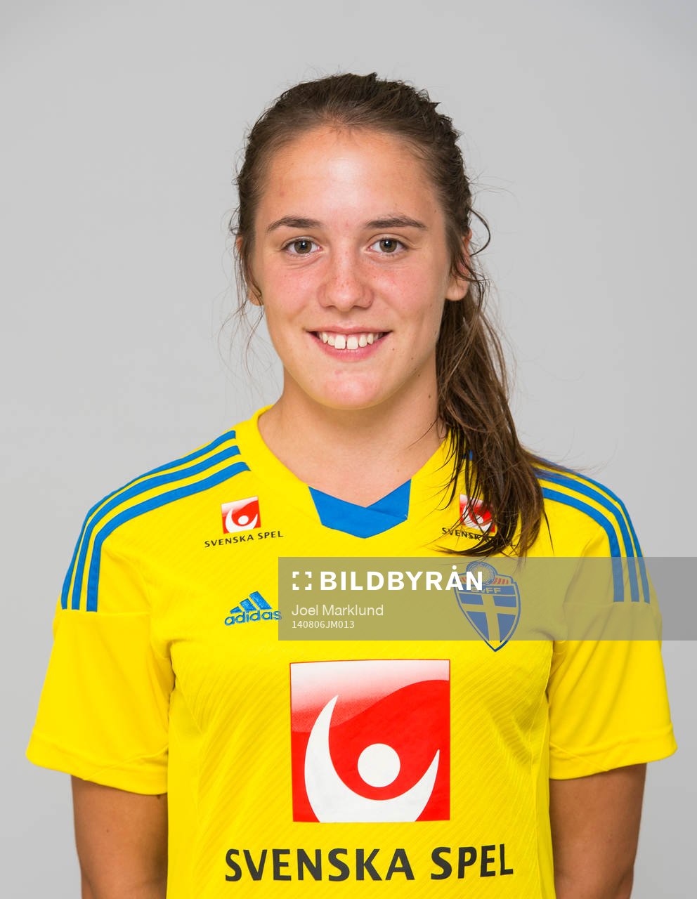 Alma Nygren, spelare i F15/99-landslaget i fotboll