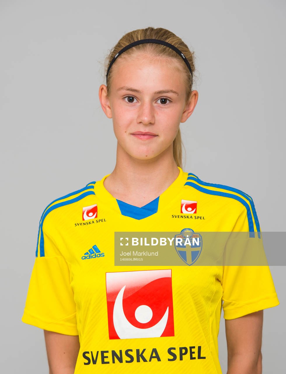Sandra Nilsson, spelare i F15/99-landslaget i fotboll