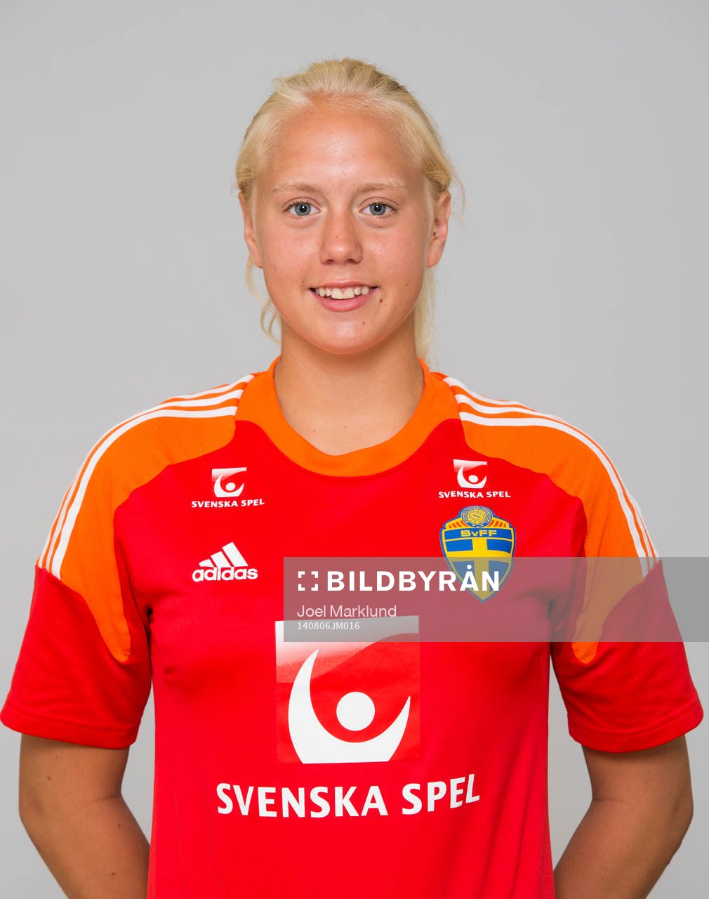 Olivia Elofsson, spelare i F15/99-landslaget i fotboll