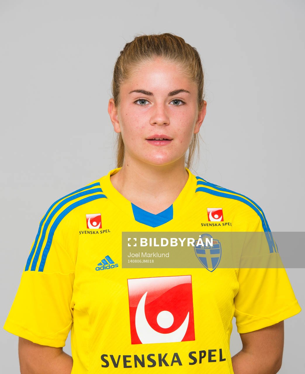 Alva Spångberg, spelare i F15/99-landslaget i fotboll