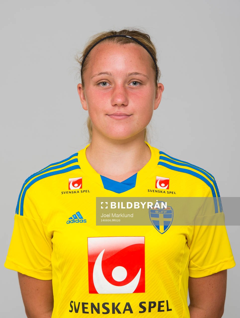 Nathalie Hallquist, spelare i F15/99-landslaget i fotboll